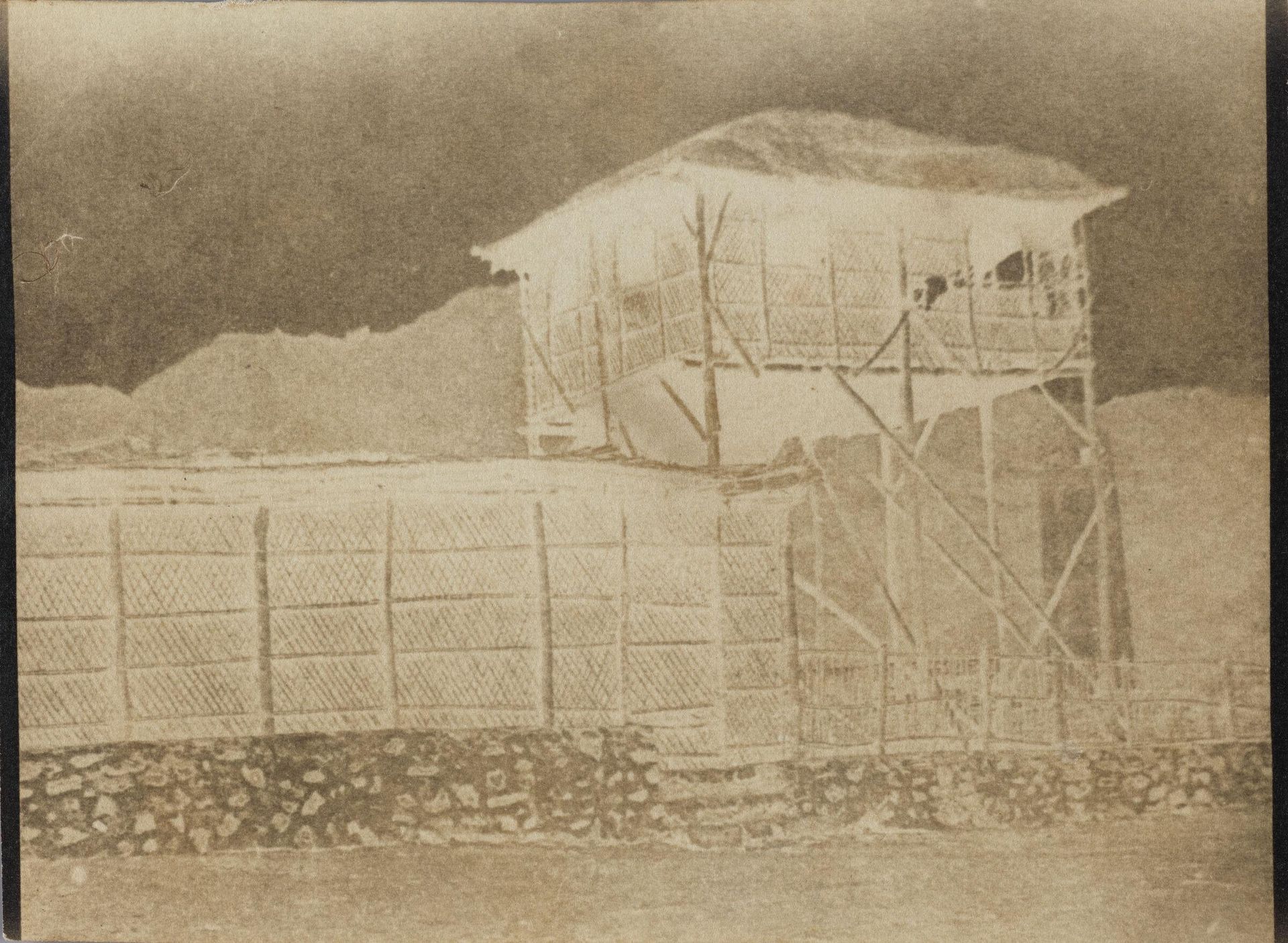 Untitled (building on stilts) by Willoughby Wallace Hooper