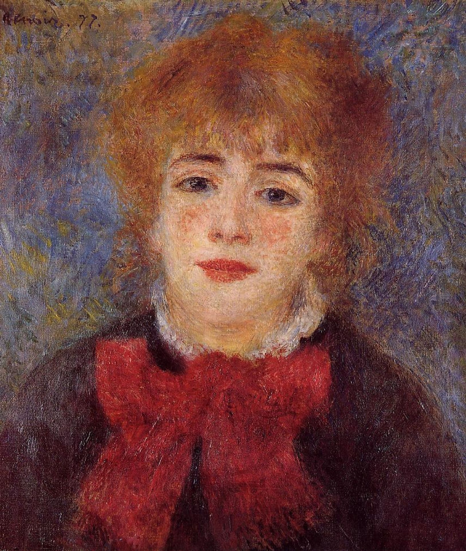 Jeanne Samary by Pierre-Auguste Renoir