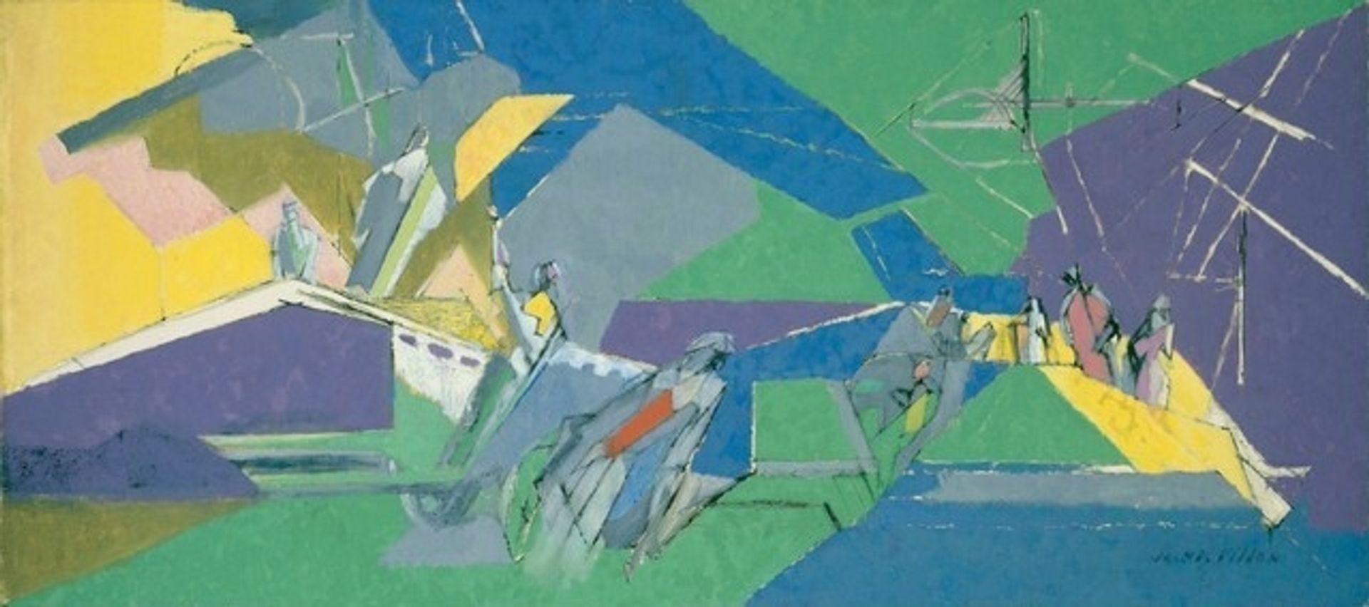 From Wheat to Straw by Jacques Villon
