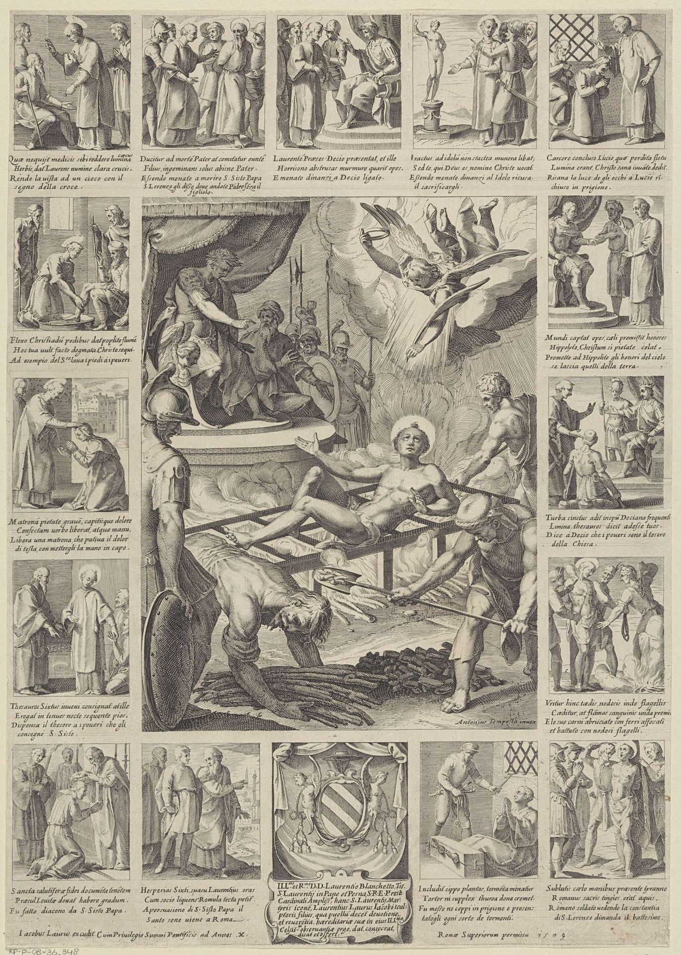 Het leven van de heilige Laurentius by Anonymous