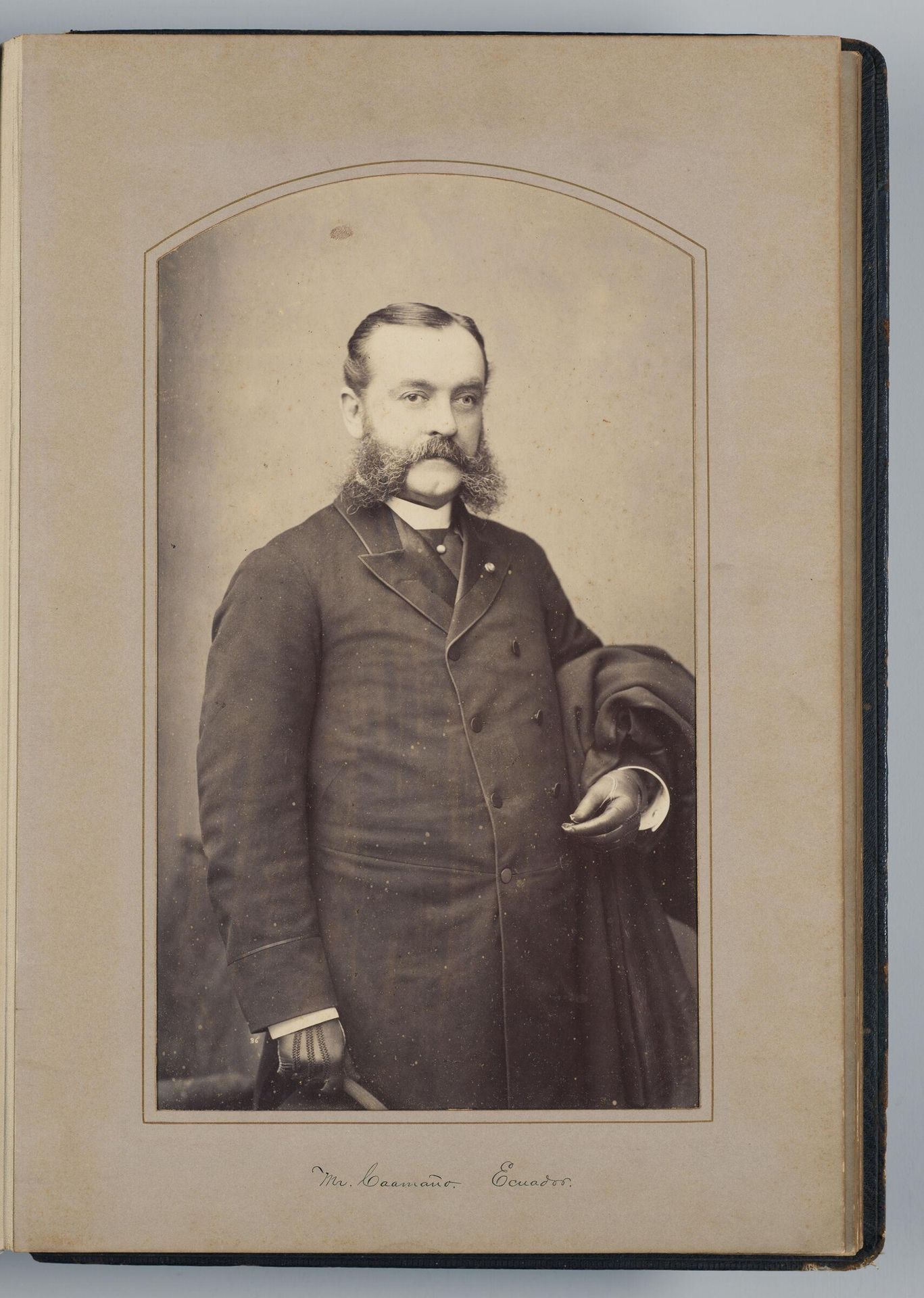 J.M.P. CaamaÃ±o (Ecuadoran delegate) by Mathew B. Brady