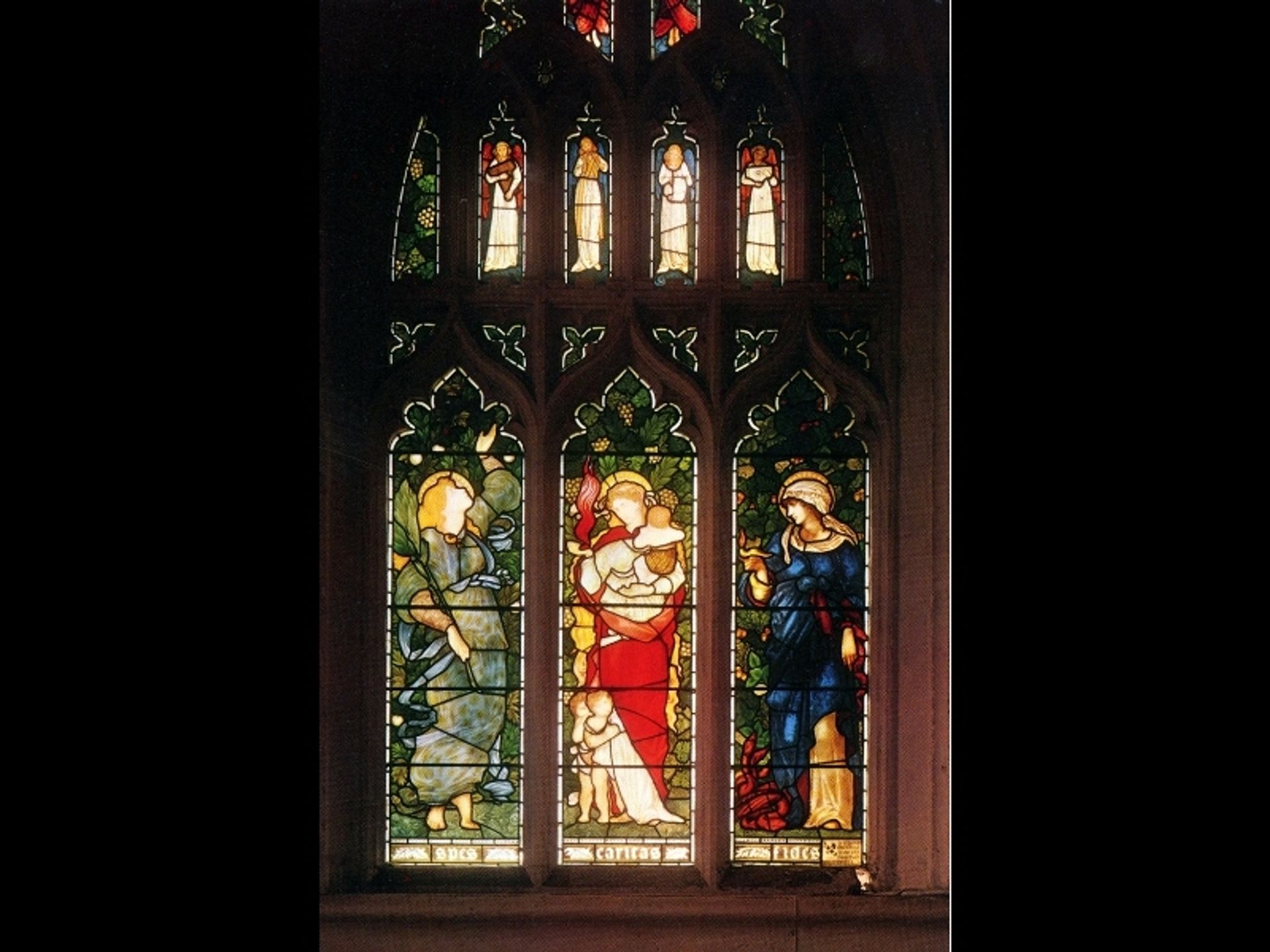 Faith Hope and Charity by Edward Burne-Jones