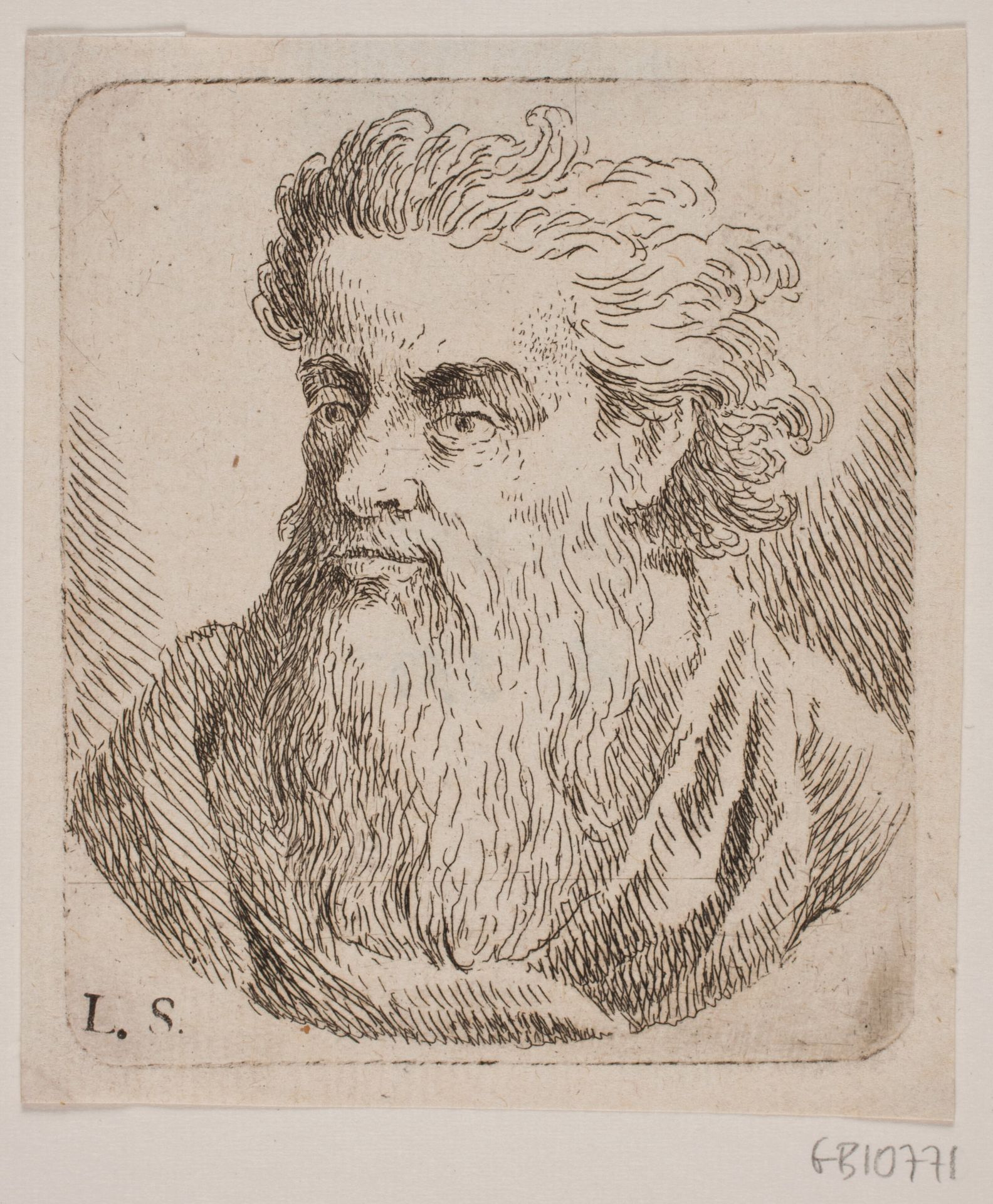 Brystbillede af en Mand by W.A. Müller