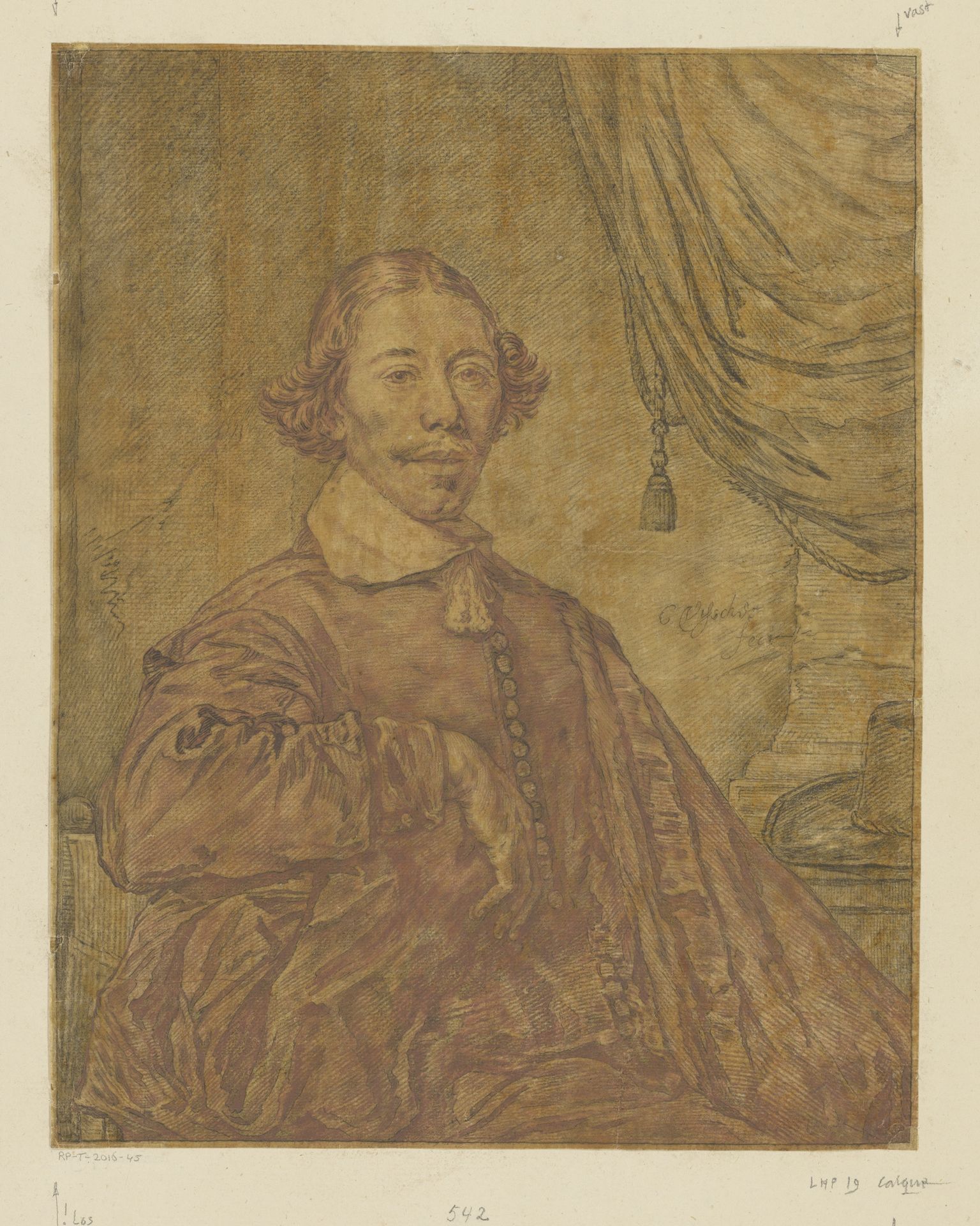 Portret van een man by Johannes Körnlein