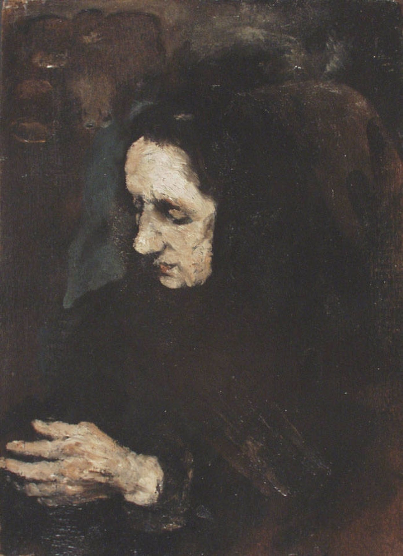 Portrait de sa Soeur by Theodule Ribot