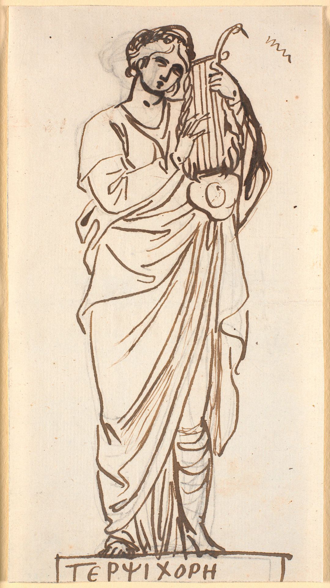 Terpsikore, dansens muse by Nicolai Abildgaard