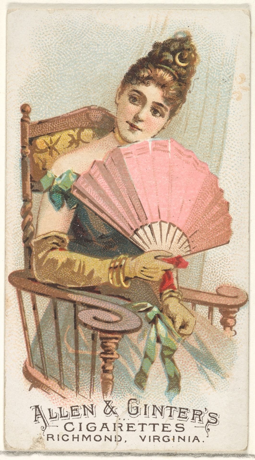 Plate 17, from the Fans of the Period series (N7) for Allen & Ginter Cigarettes Brands by Allen & Ginter