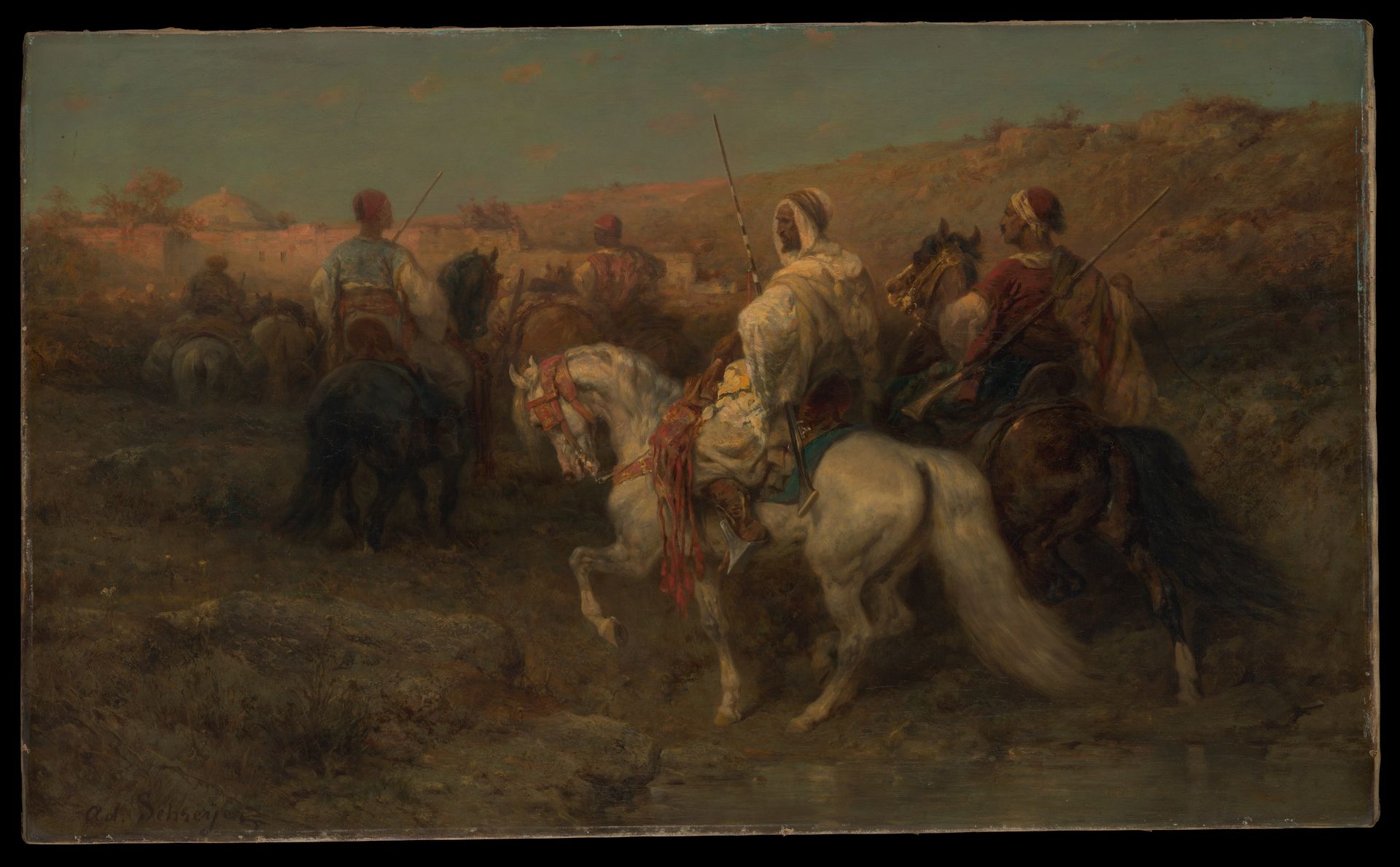 Arabs on the March by Adolf Schreyer