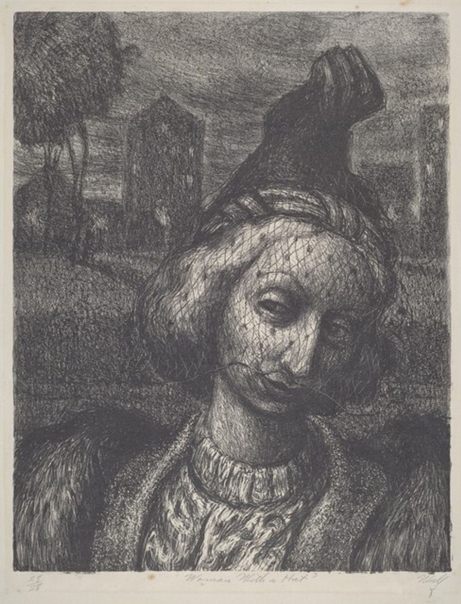 Woman with a Hat by William Lloyd Wulf