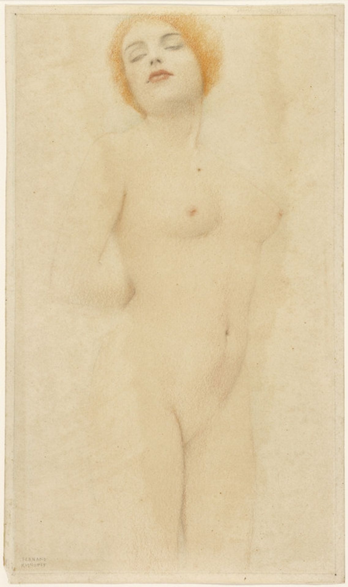 Aktstudie by Fernand Khnopff