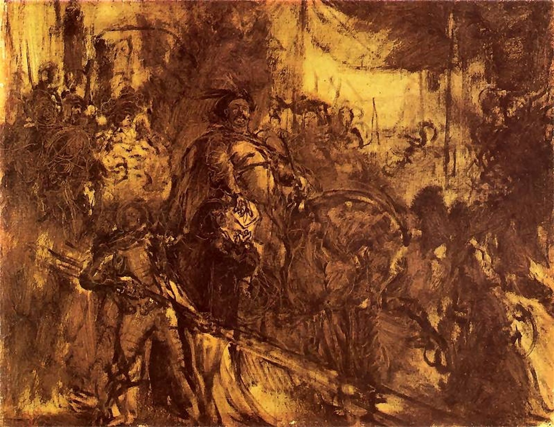 Jan III at Vienna by Jan Matejko