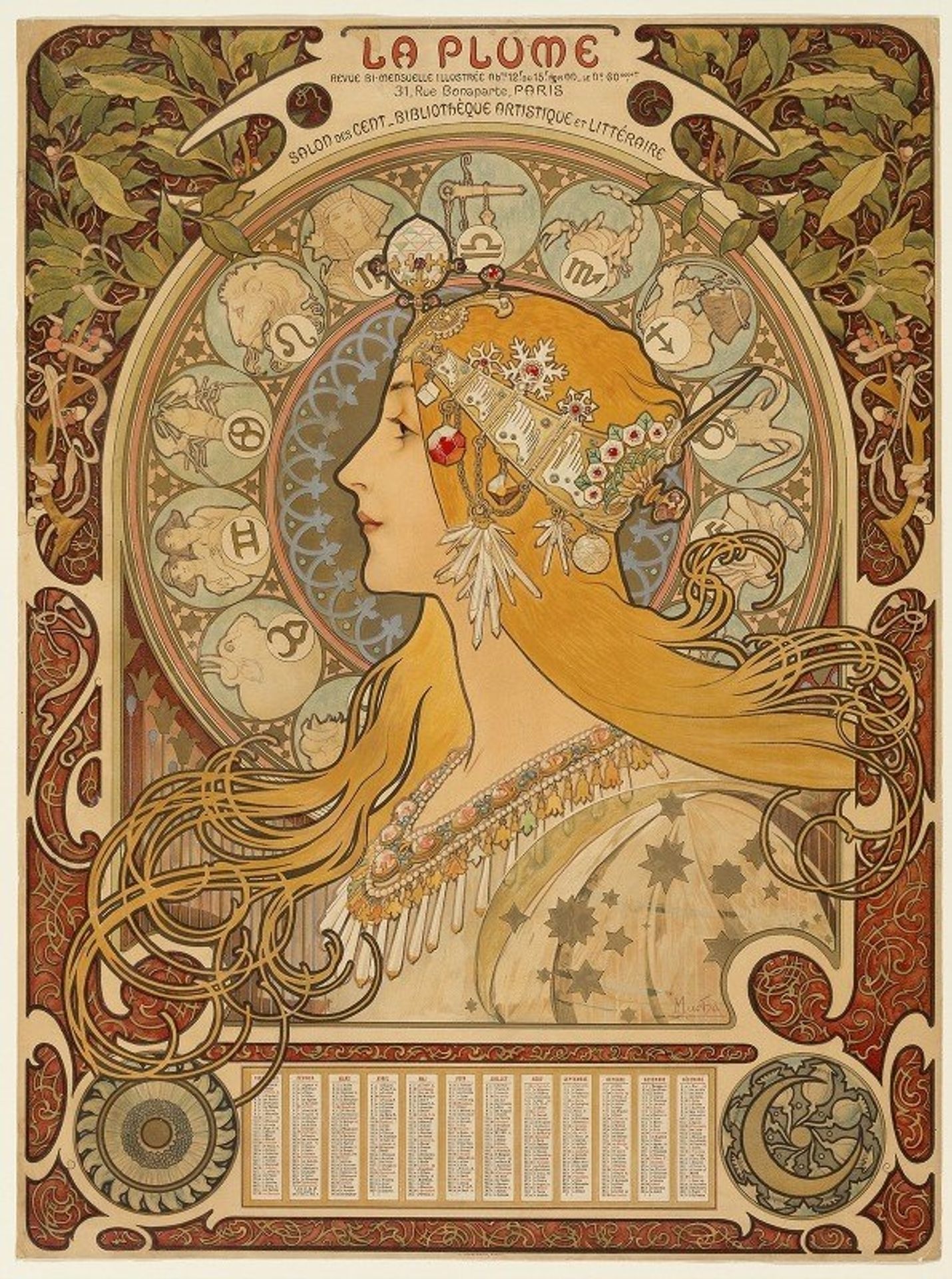 Zodiaque by Alphonse Mucha