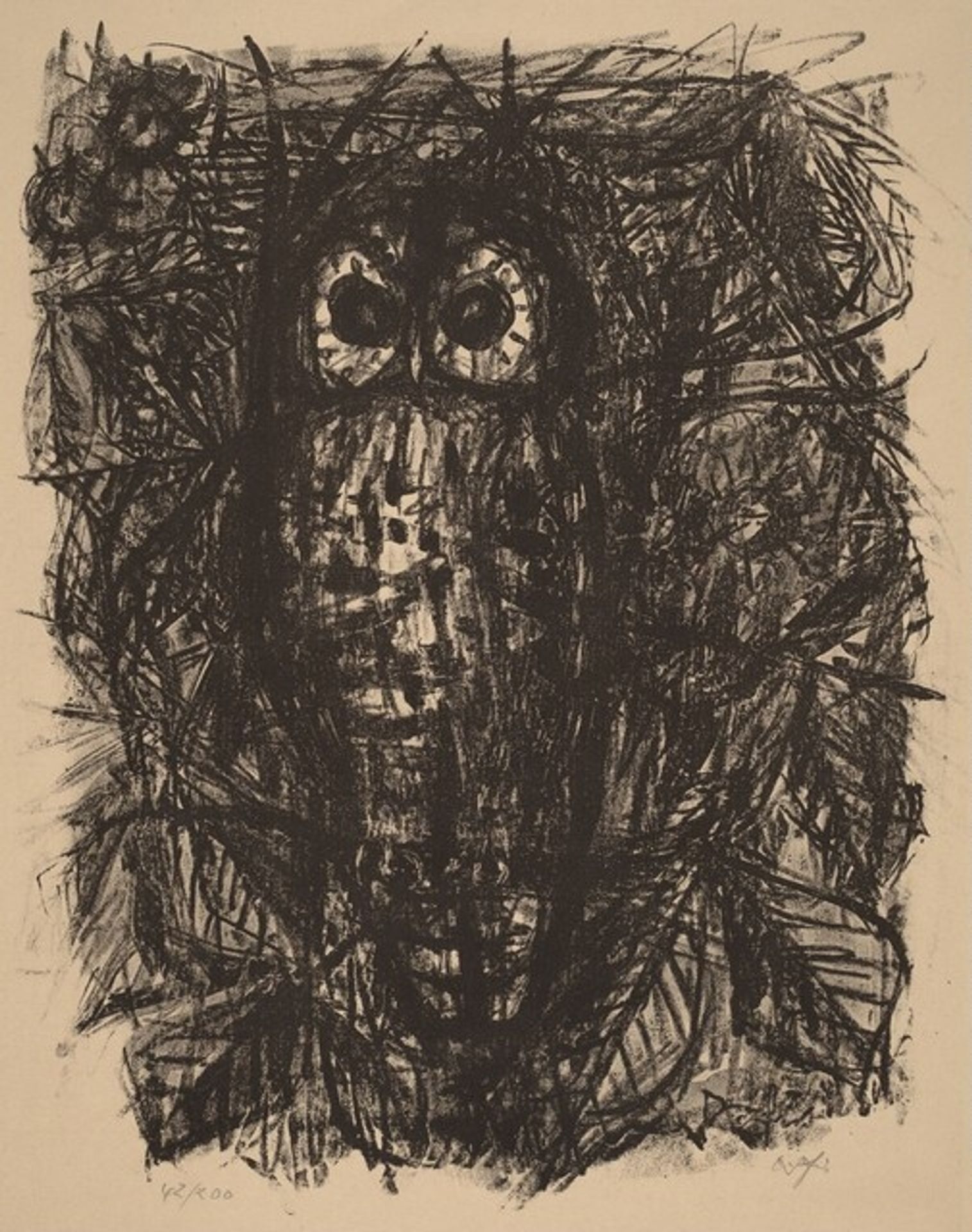 Wood Owl by Hans Fischer