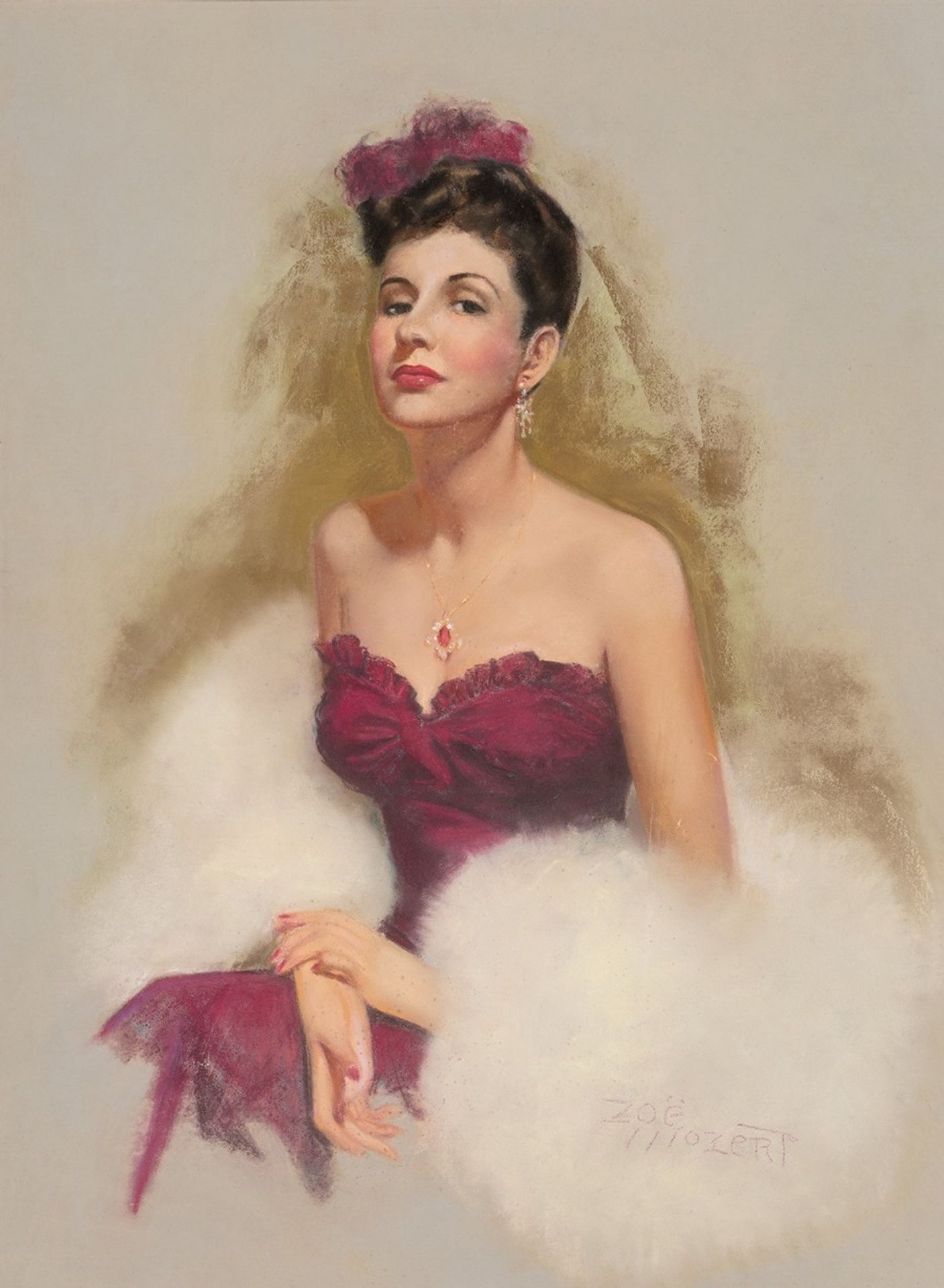 Beauty in Magenta by Zoe Mozert