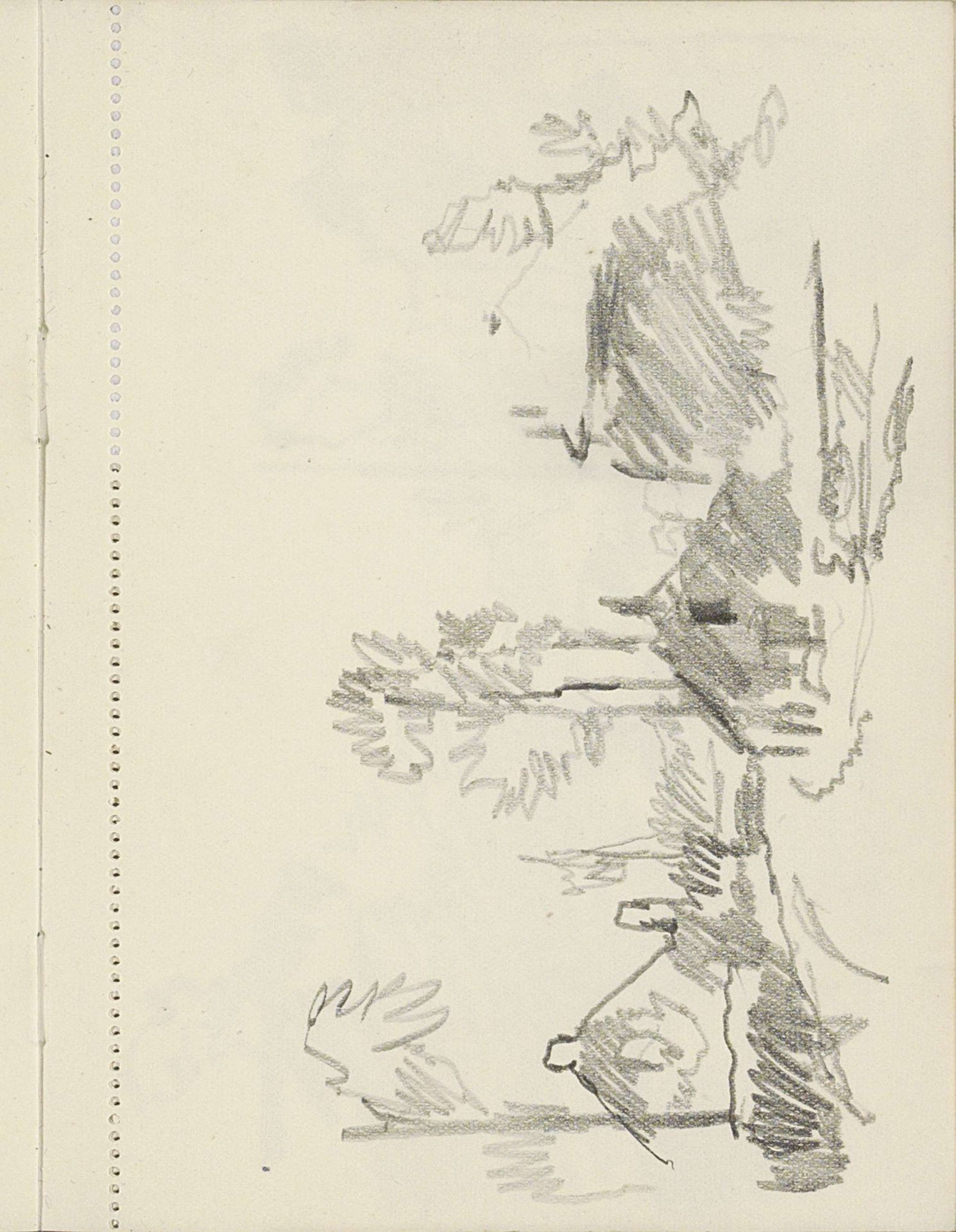 Pad langs plattelandswoningen by Cornelis Vreedenburgh