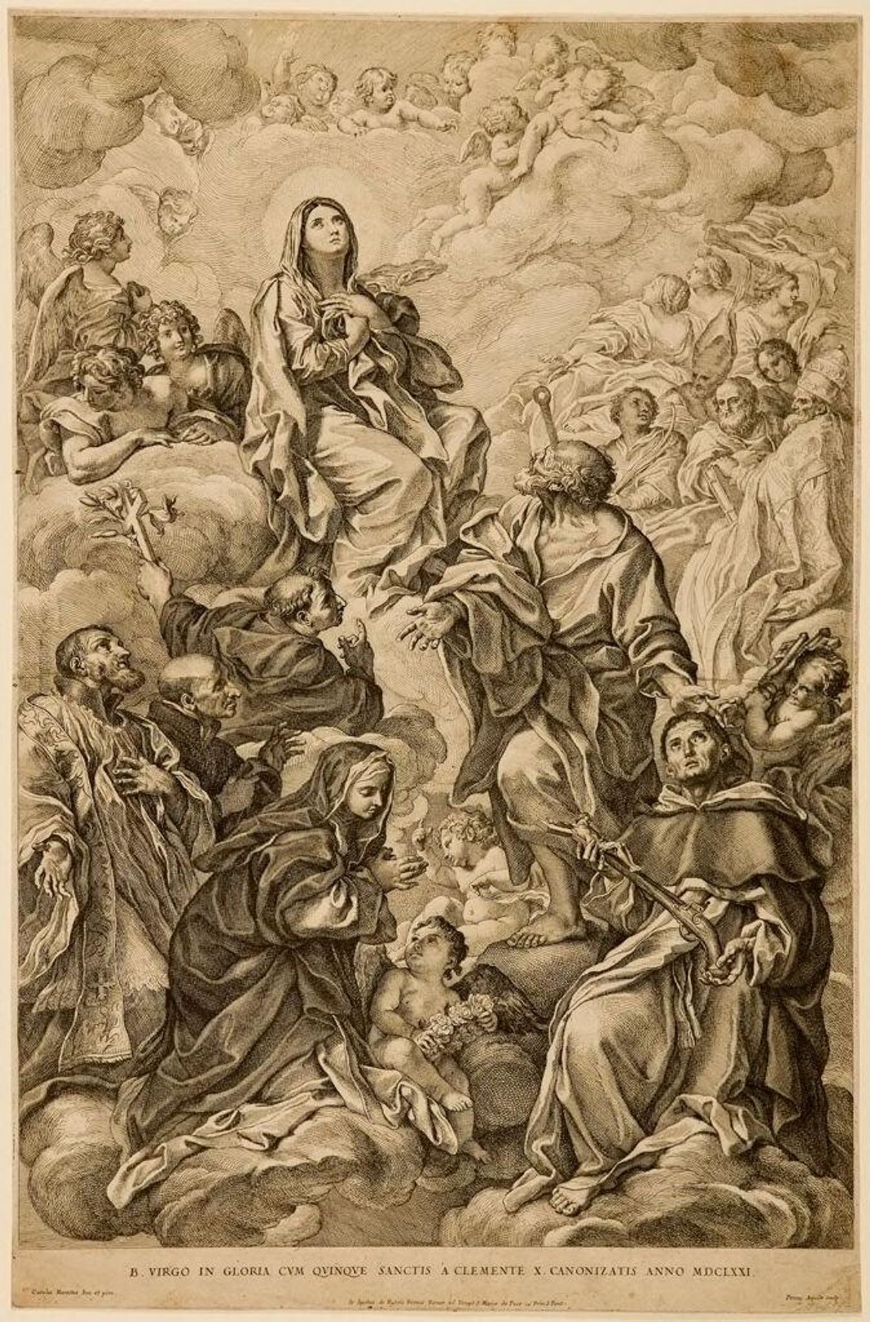 The Virgin of the Pistole by Pietro Aquila