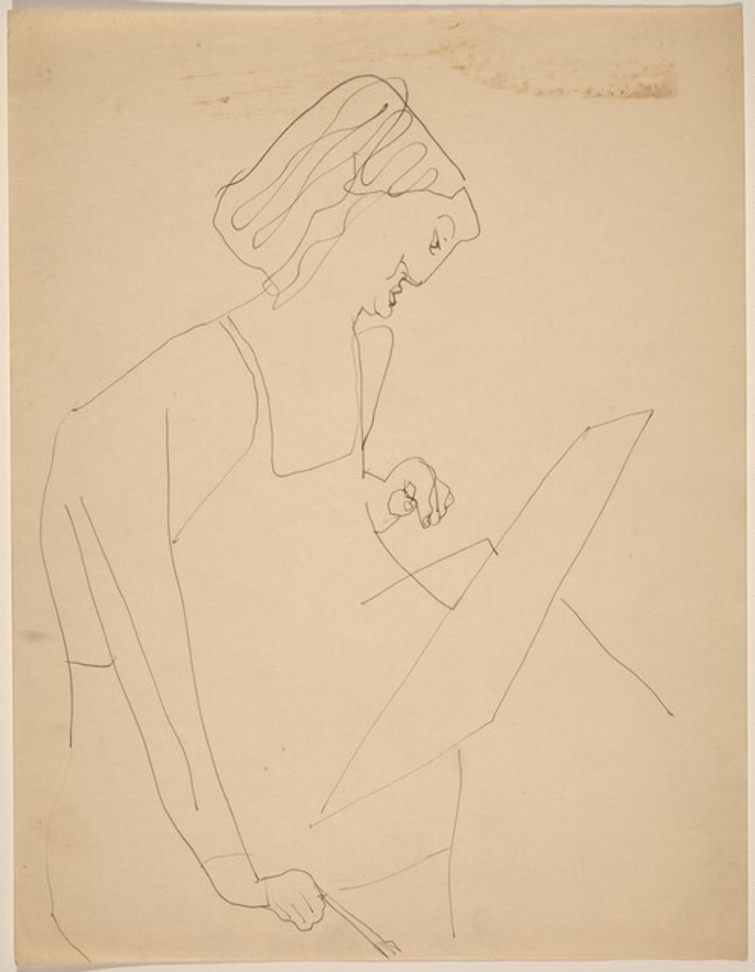 Seated Woman Turned to the Right, Painting by Mark Rothko
