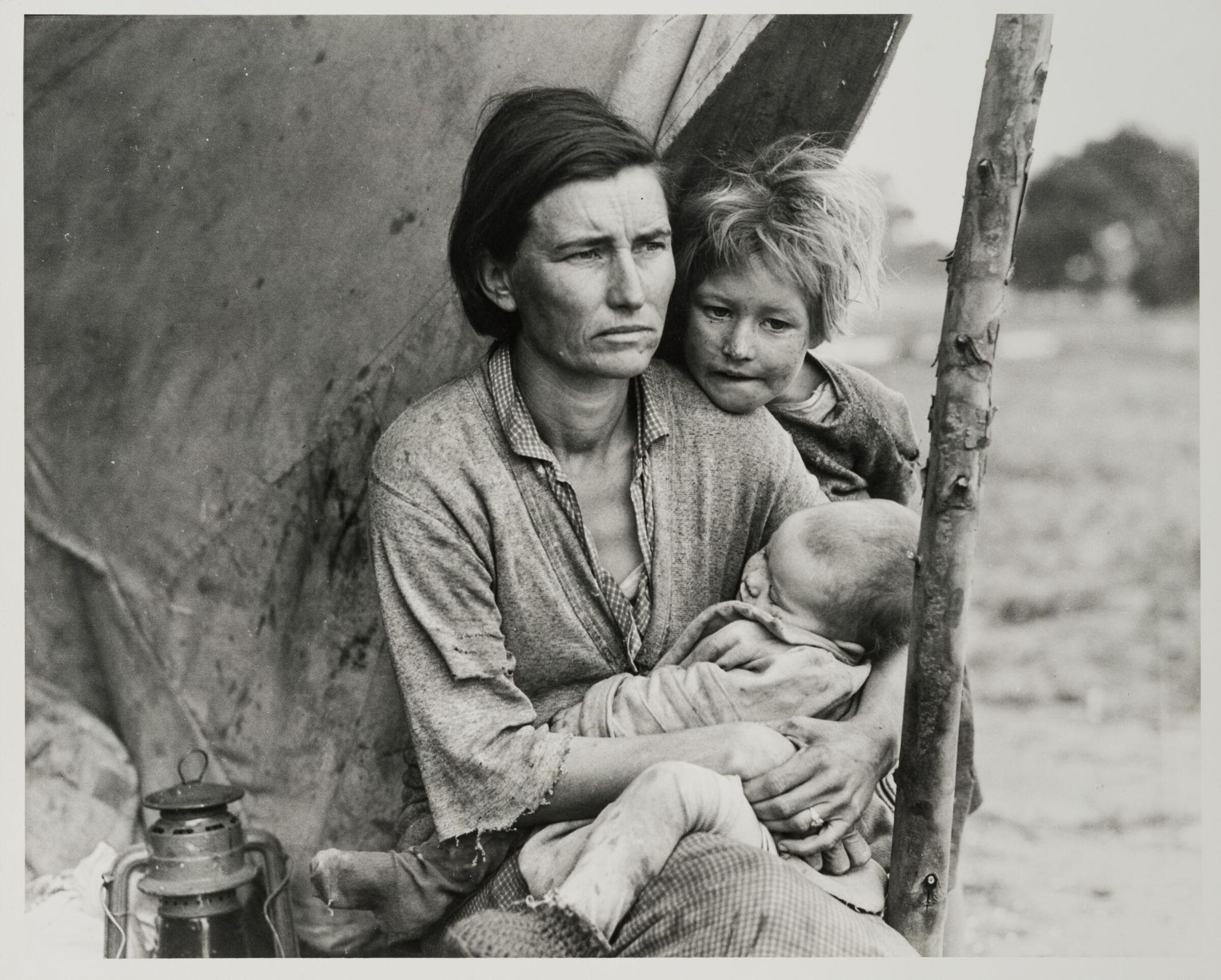 Migrant Mother with Children by Dorothea Lange