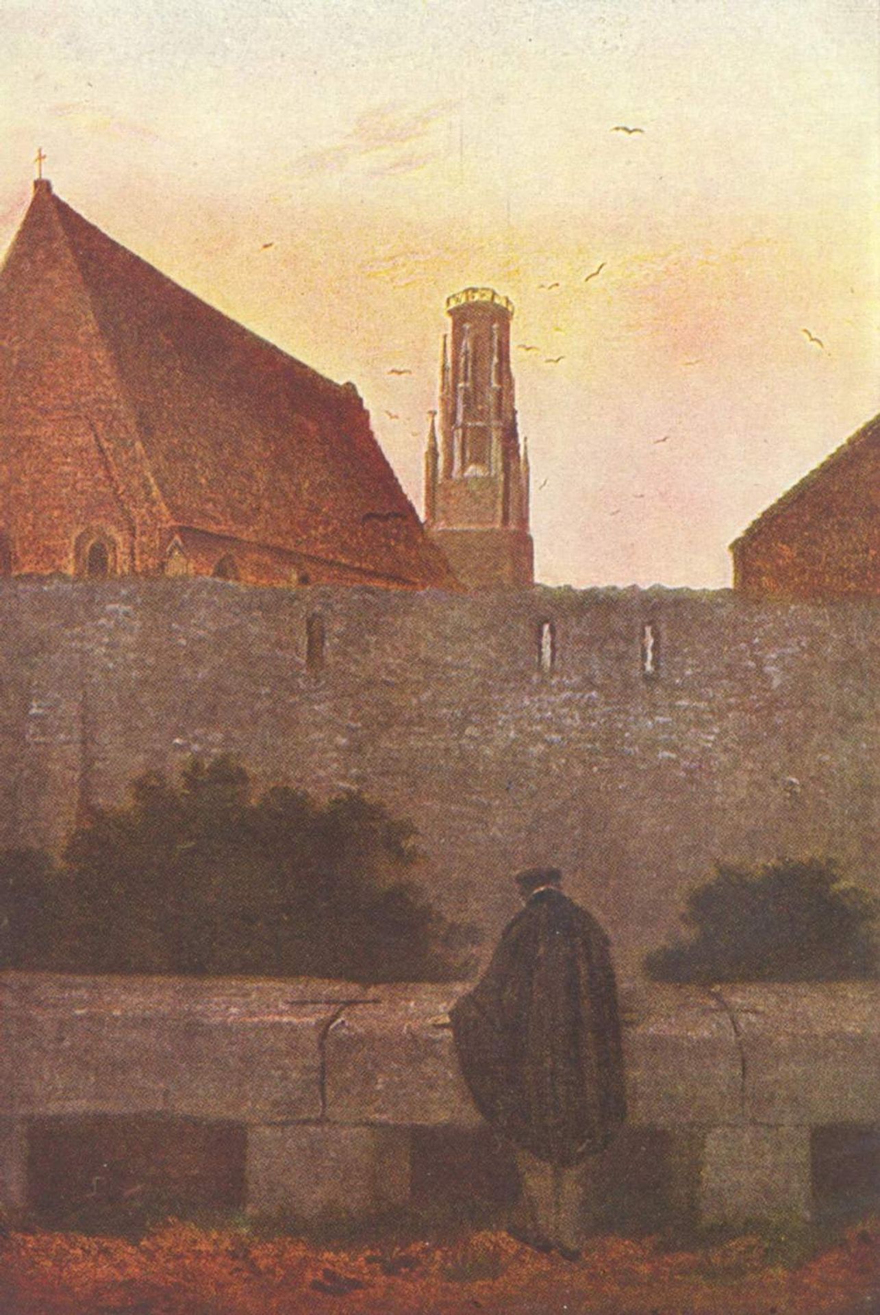 By the townwall by Caspar David Friedrich