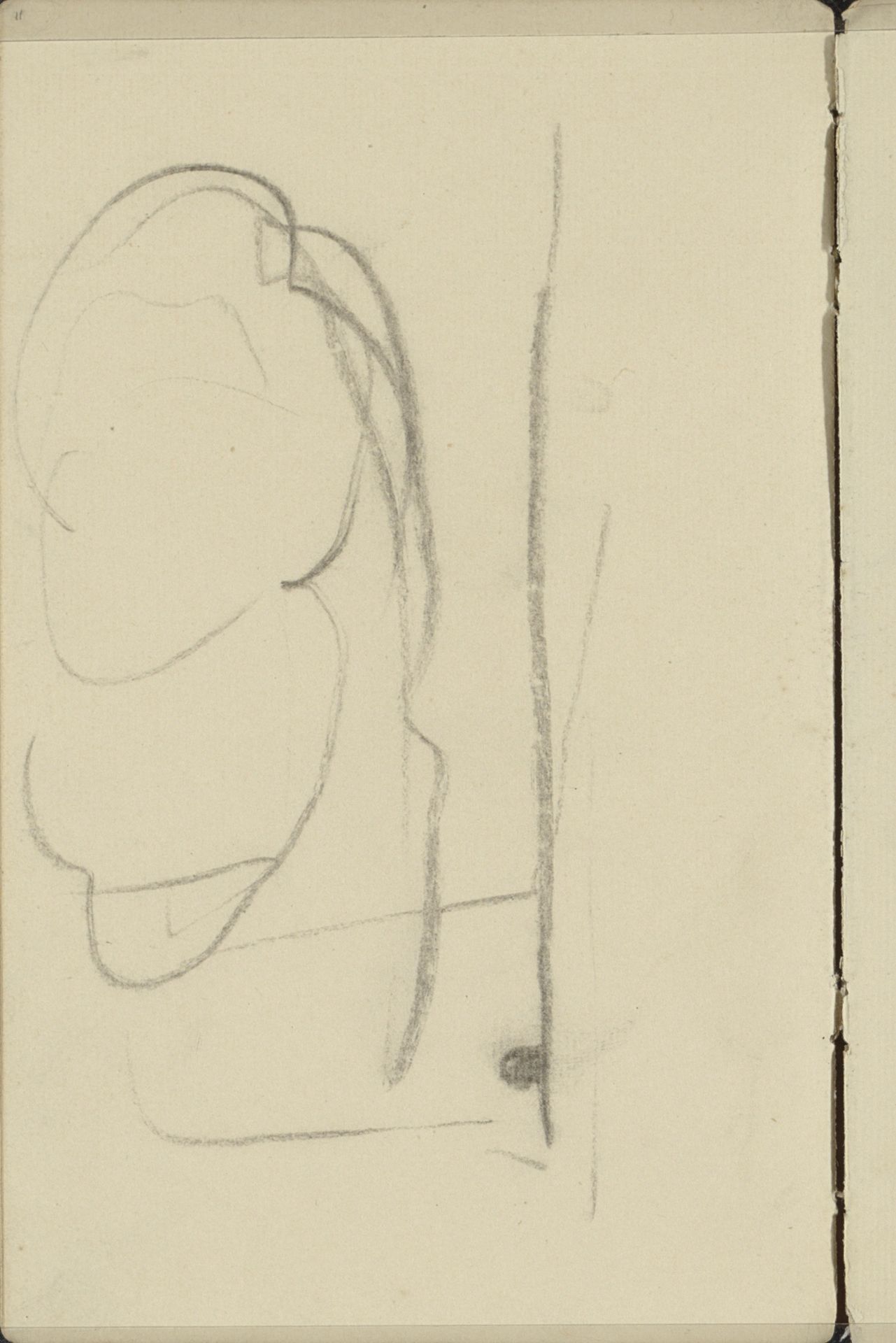 Wolkenlucht, mogelijk boven een landschap by George Hendrik Breitner