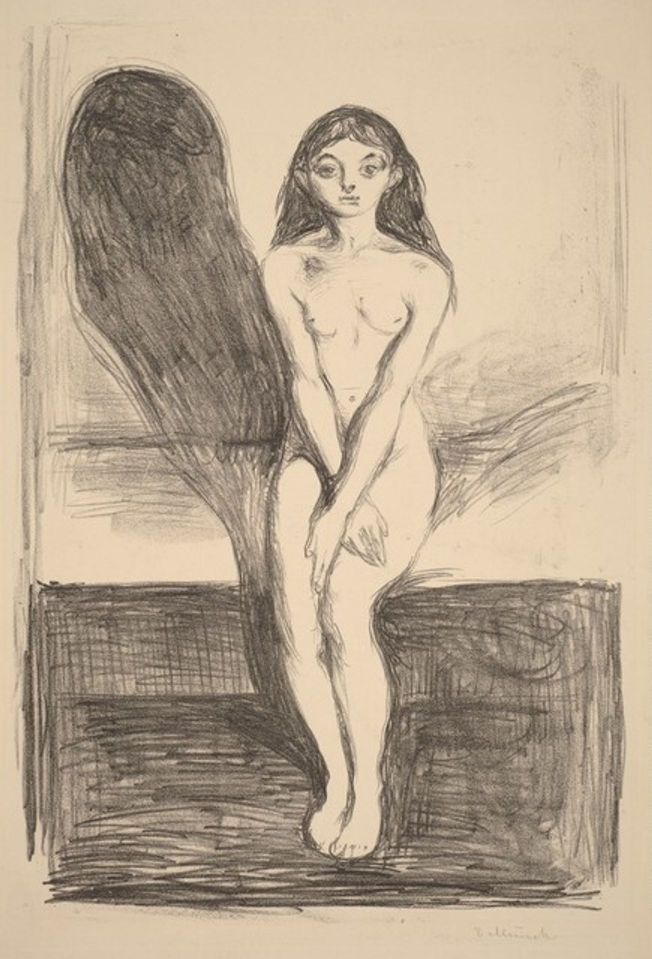 The Young Model (Das junge Modell) by Edvard Munch