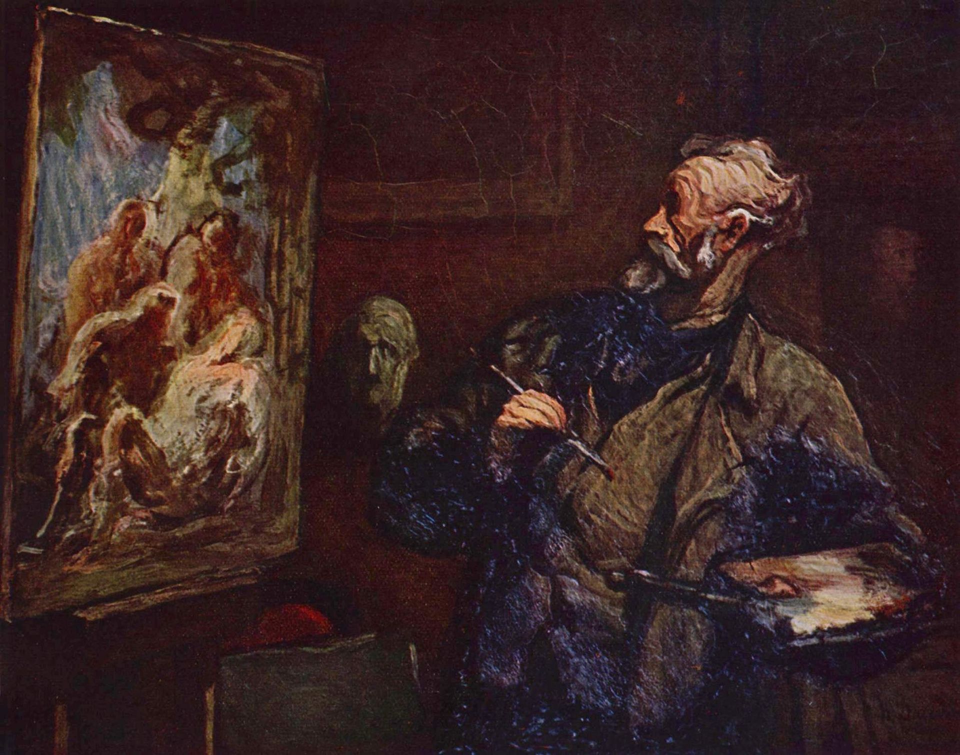 The Painter by Honoré Daumier