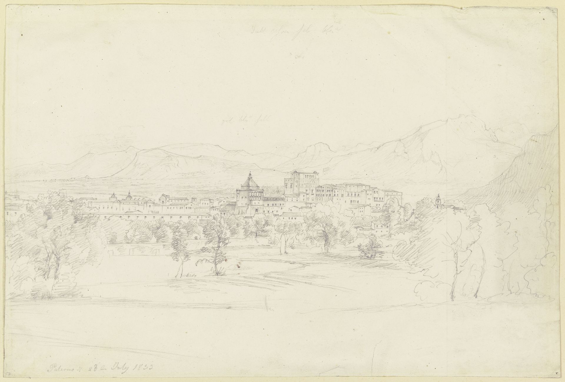 View on Palermo by Johann Martin von Rohden