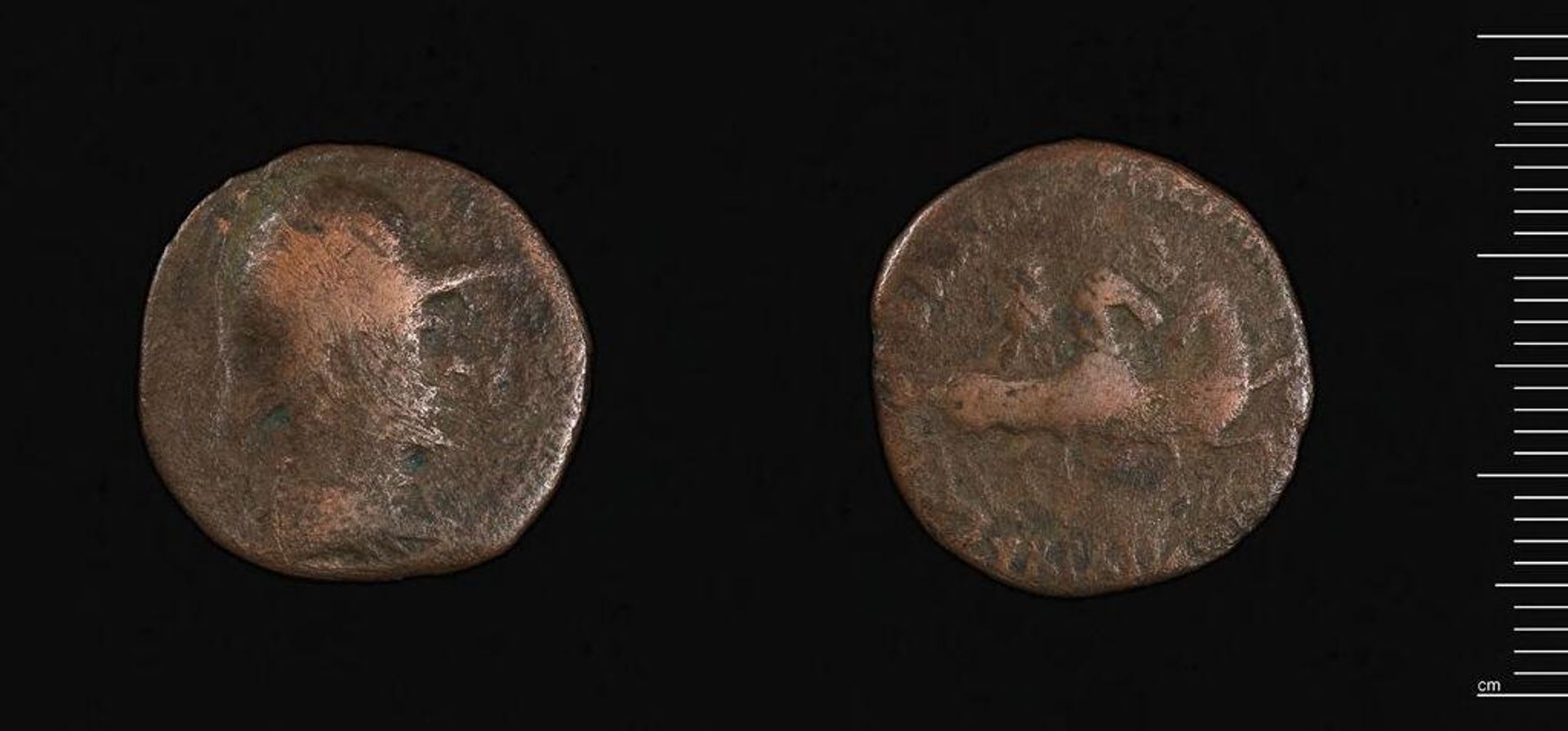 Coin of Eukratides by Eukratides I