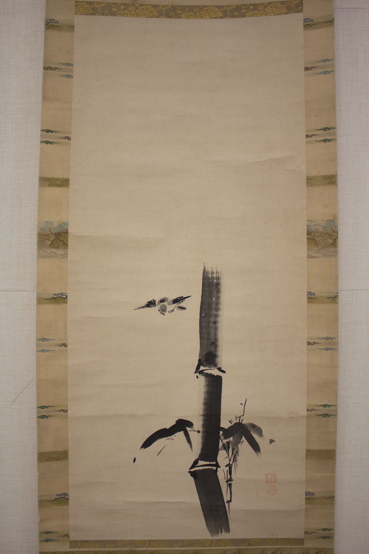 Sparrow and Bamboo by Kano Tan'yū