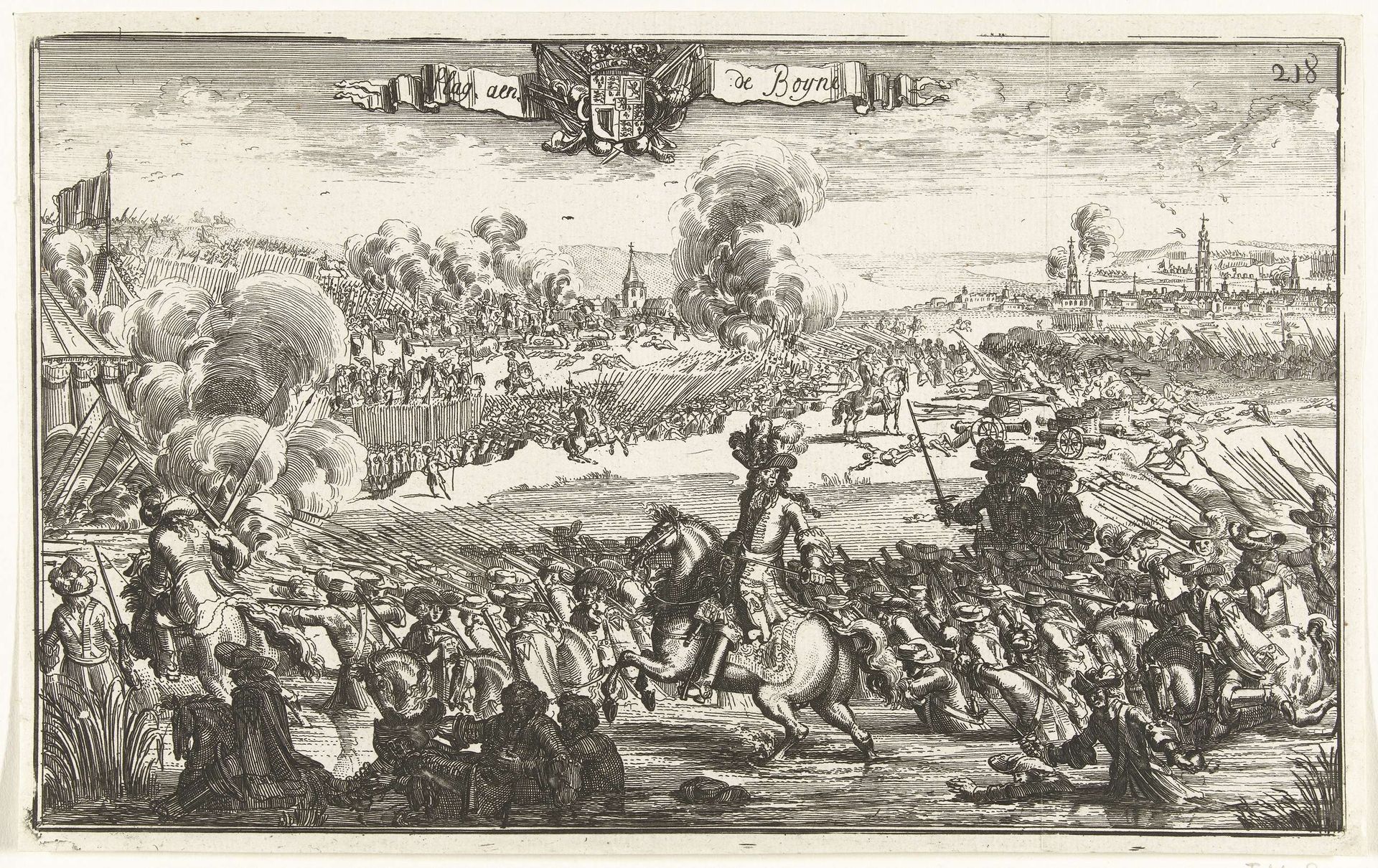 Slag aan de Boyne, 1690 by Anonymous