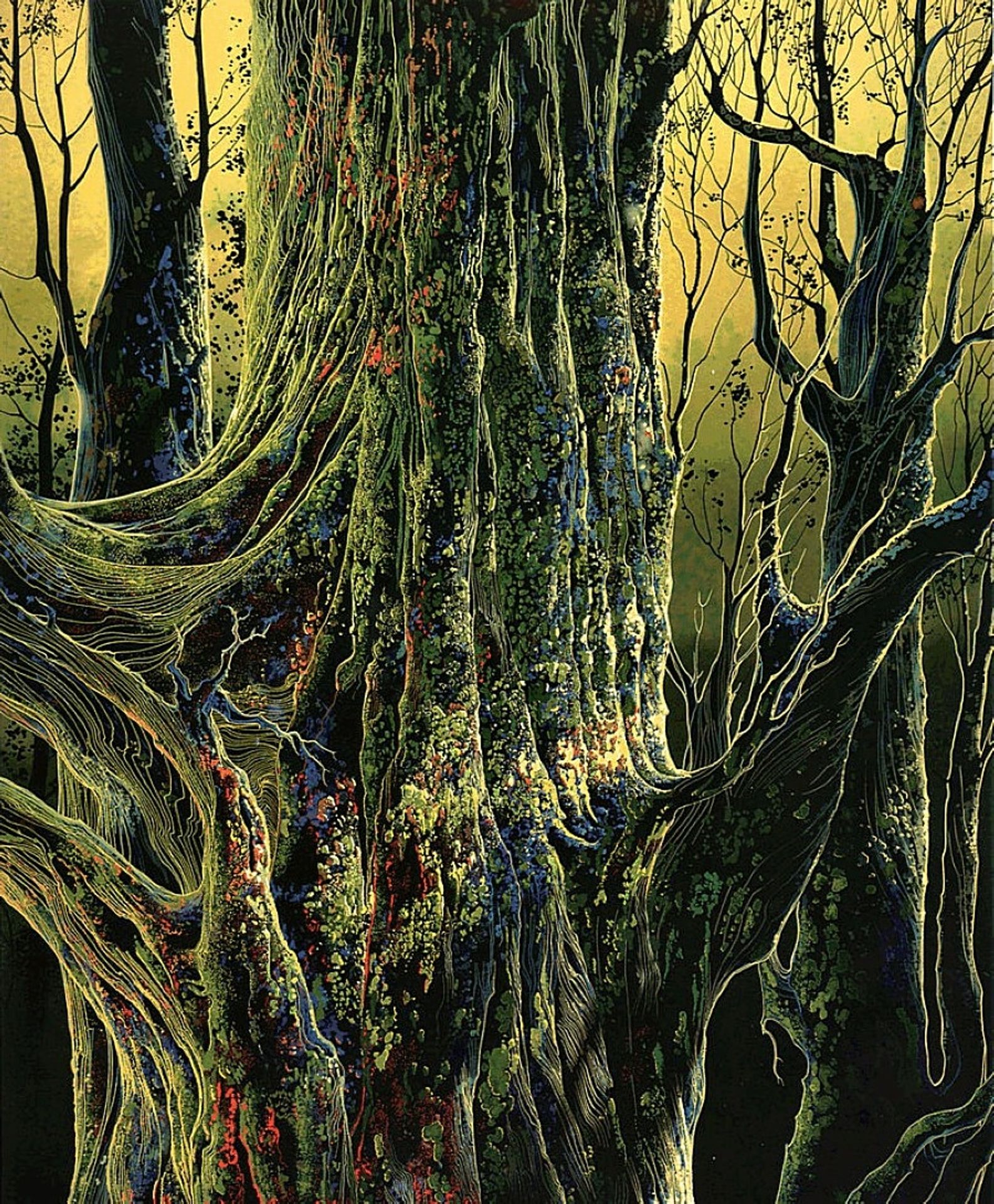 Ancient Tree by Eyvind Earle