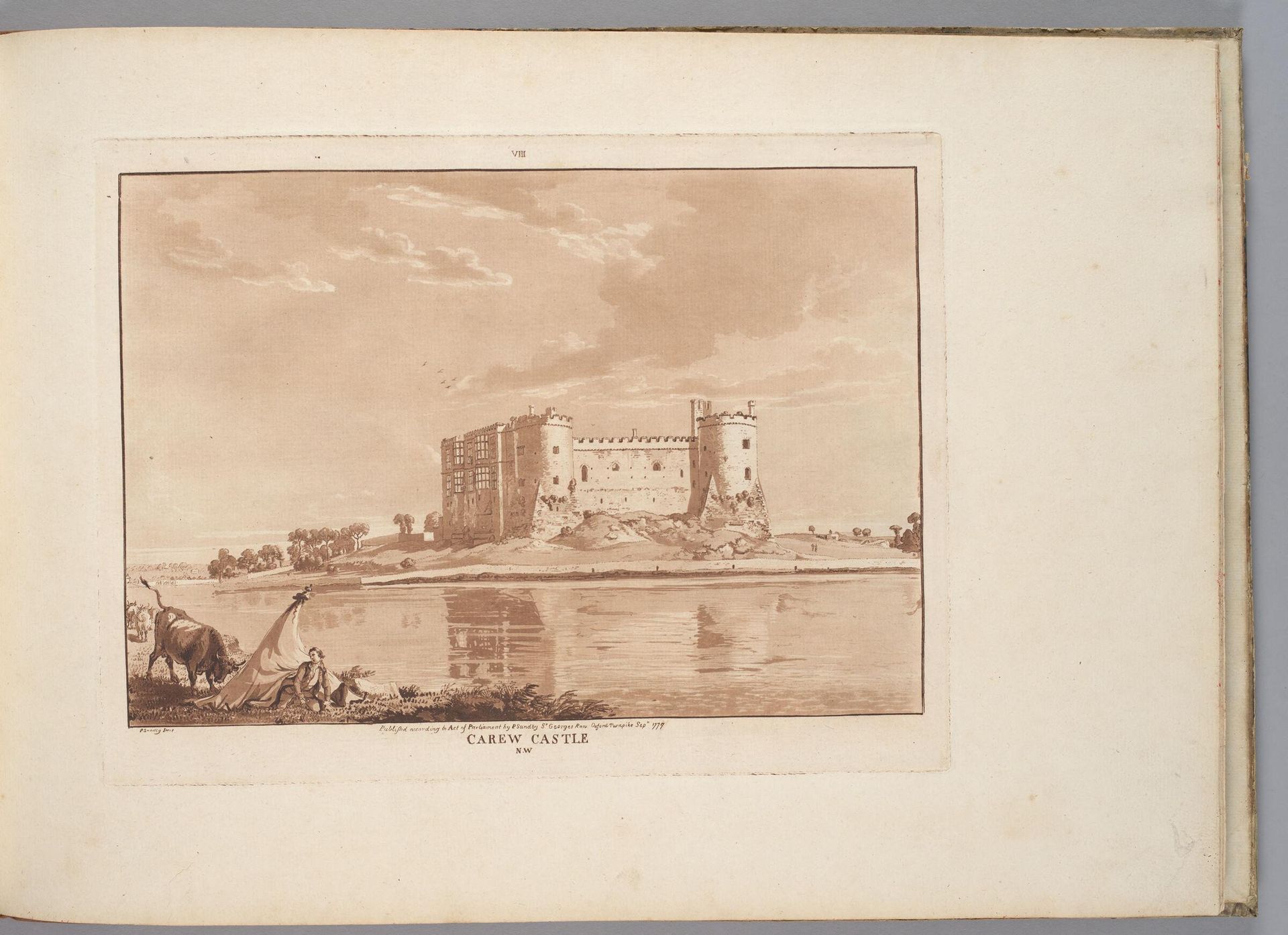 Carew Castle N. W. by Paul Sandby