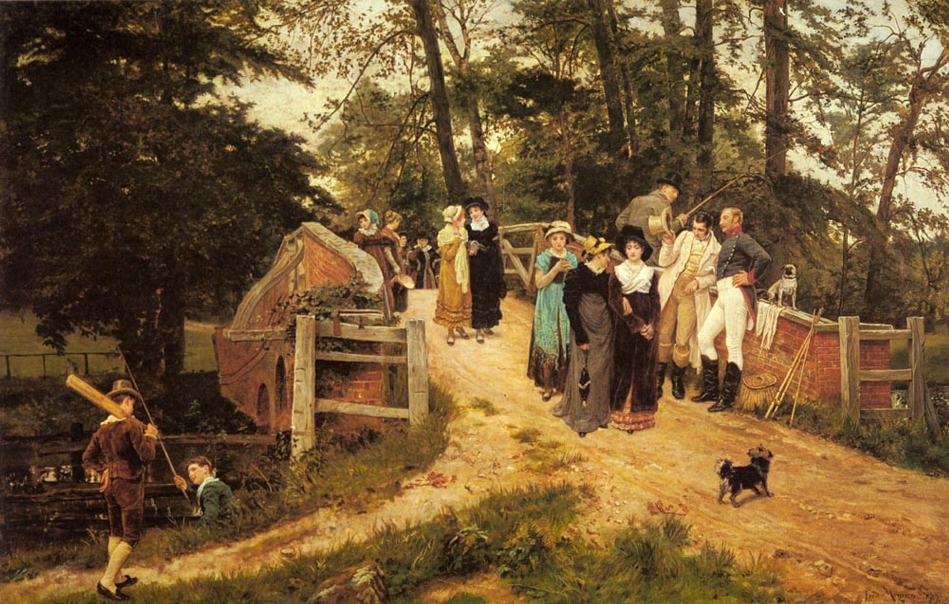The School Belles by Frederick Morgan