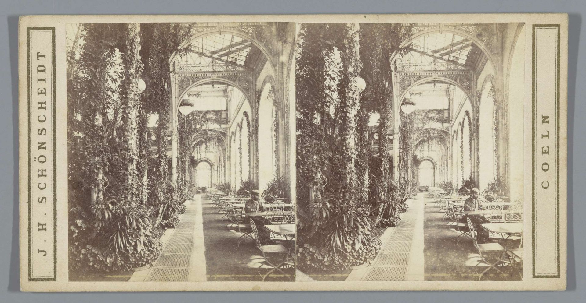 Botanische tuin te Keulen by Johann Heinrich Schönscheidt
