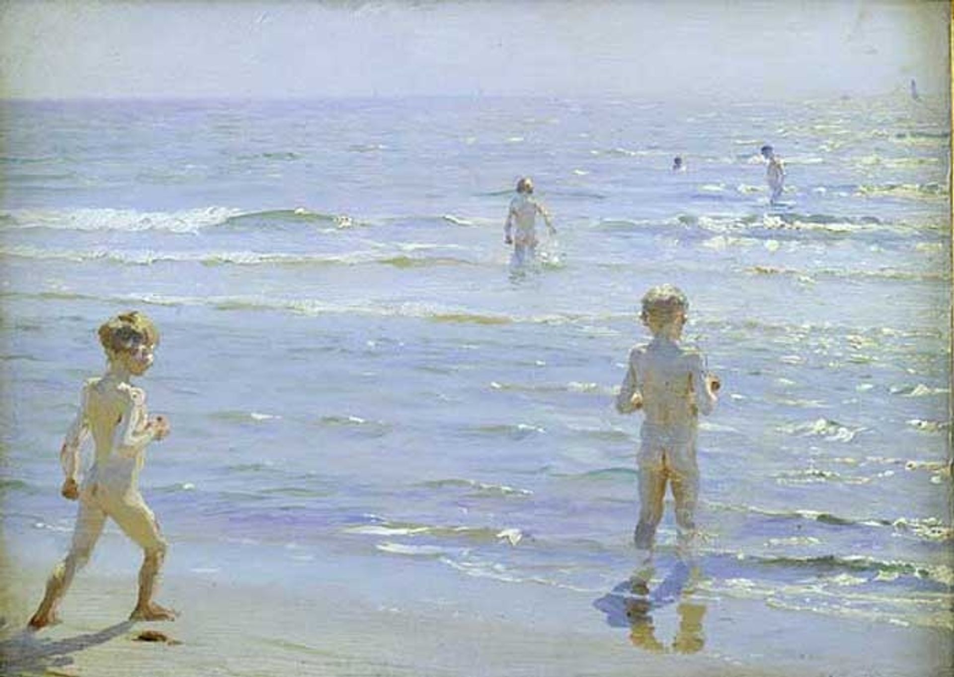 Boys Bathing by Peder Severin Krøyer