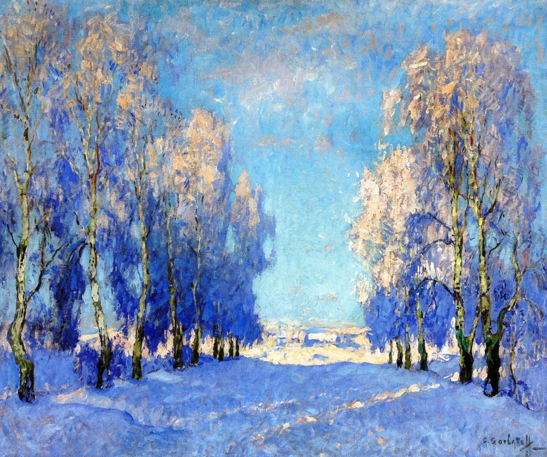 A Winter's Day by Konstantin Gorbatov
