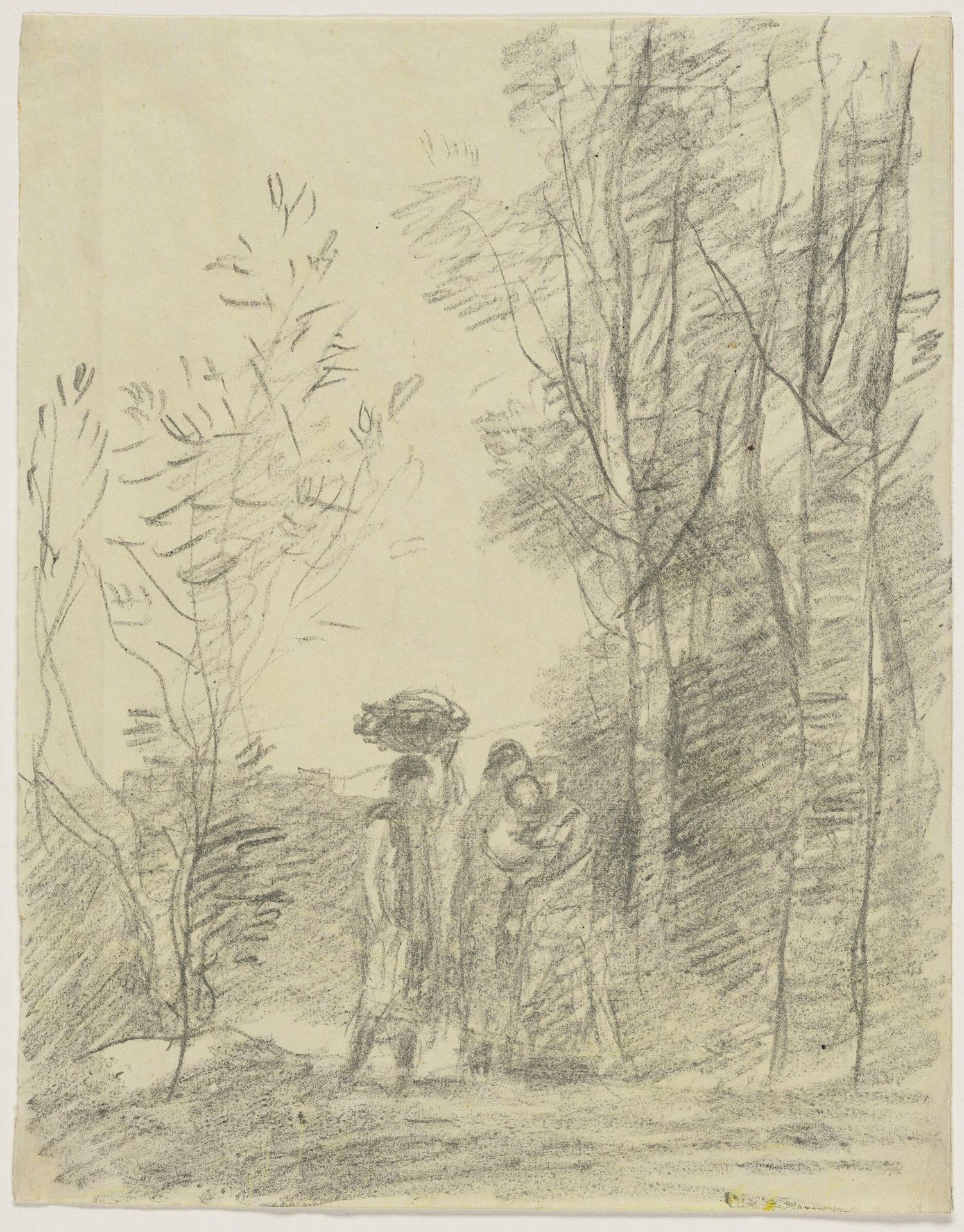 The Encounter in the Woods by Camille Corot