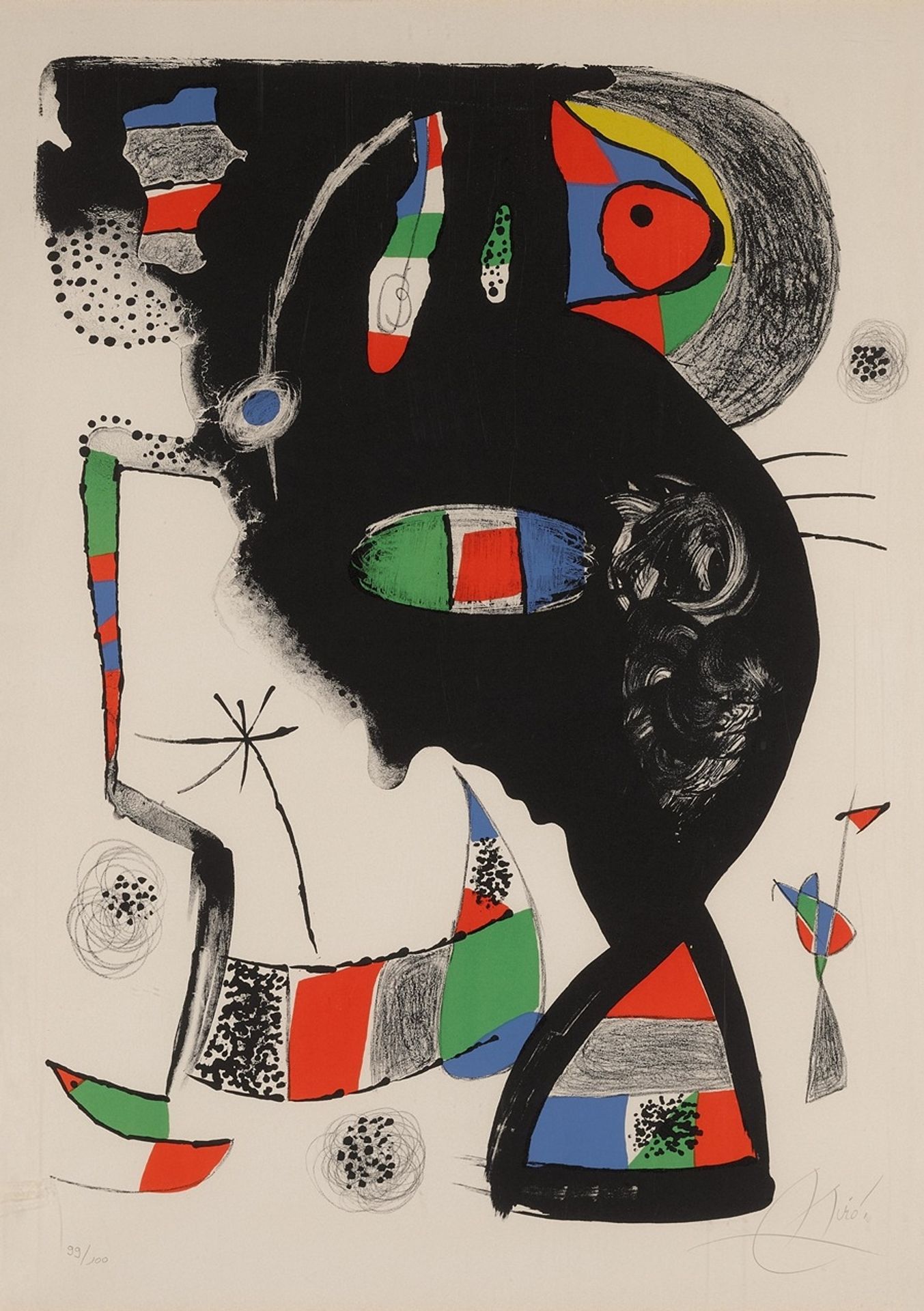 42 Rue Blomet by Joan Miró