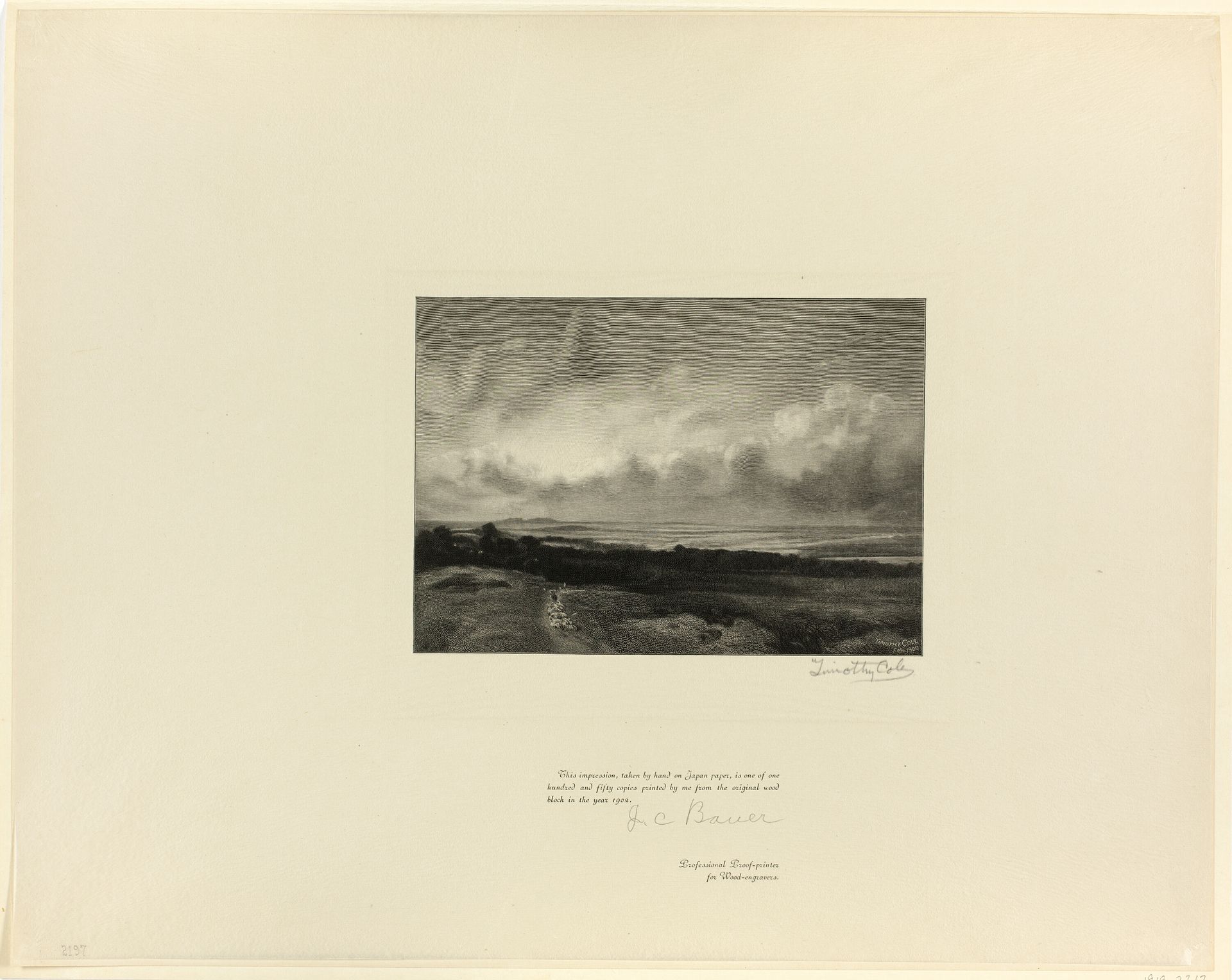 Hampstead Heath, from Old English Masters by Timothy Cole