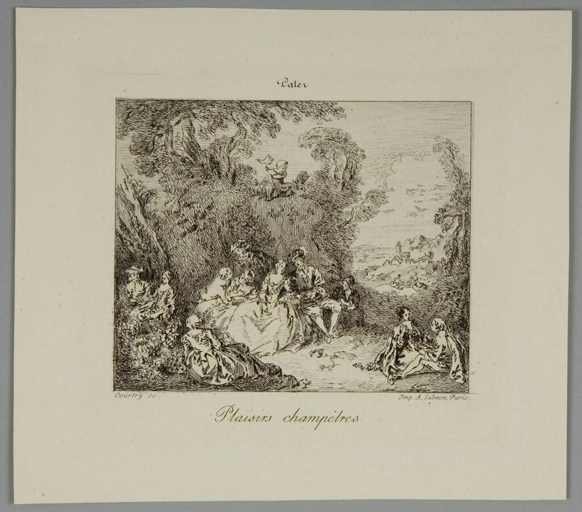 Rustic Pleasures by Charles Jean Louis Courtry