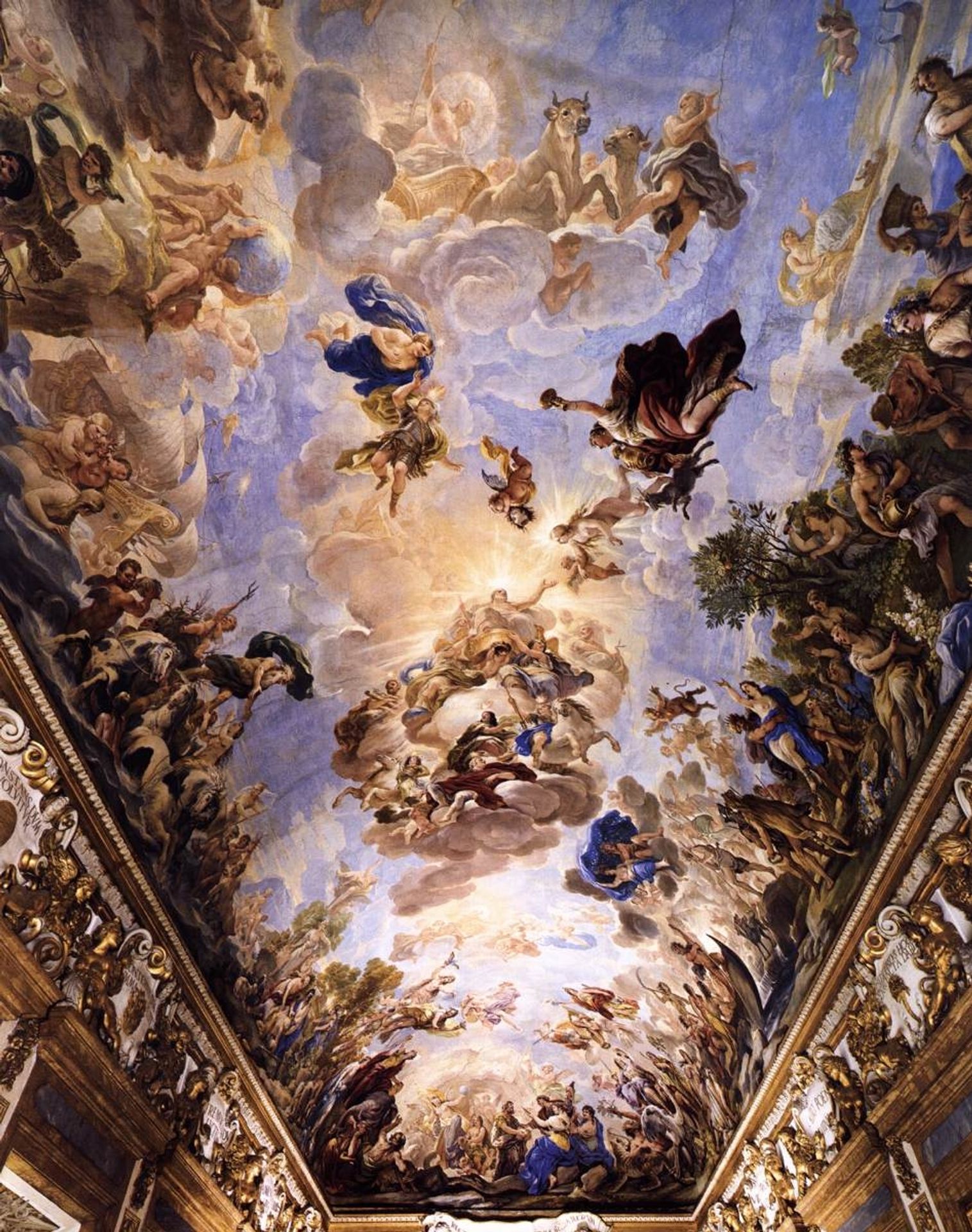 Decorative Ceiling (Palazzo Medici Riccardi) by Luca Giordano