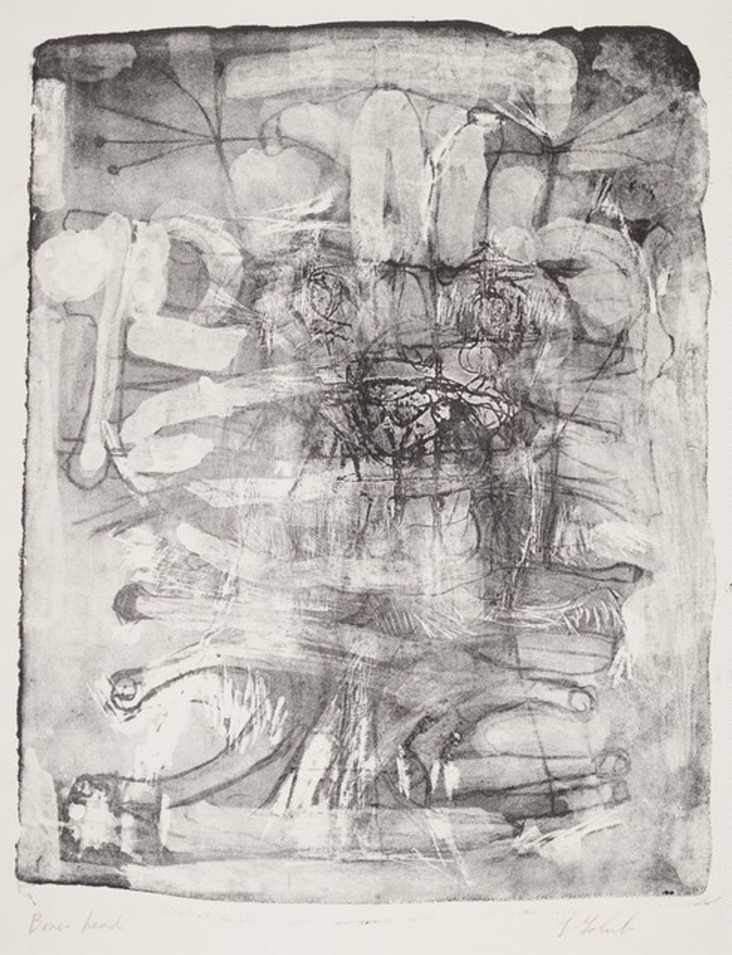Bone-Head by Leon Golub