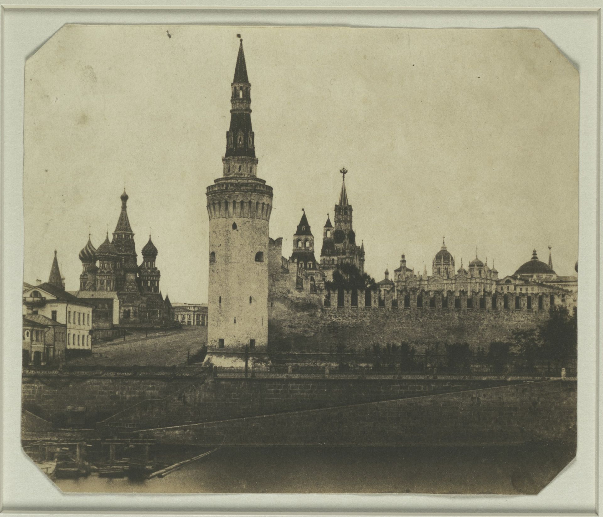 South Front of the Kremlin from the Old Bridge by Roger Fenton