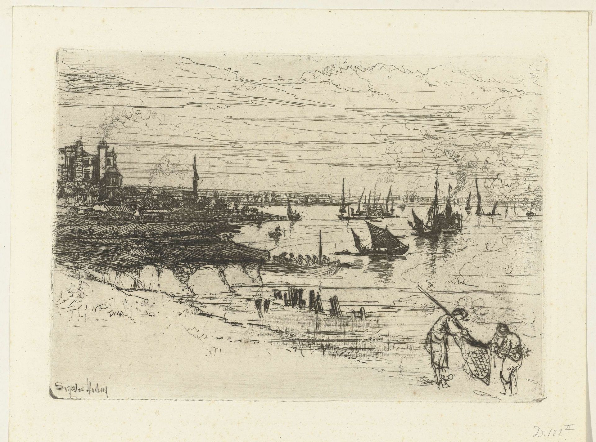 Herberg aan de Theems by Sir Francis Seymour Haden