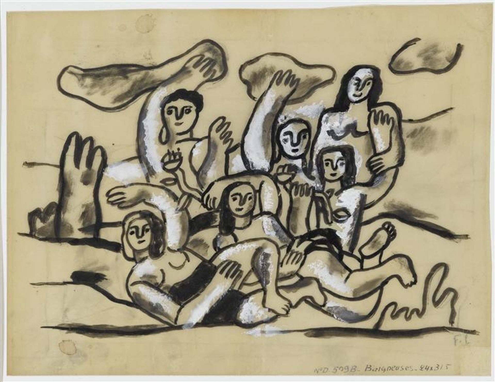 Study for The Bathers by Fernand Léger