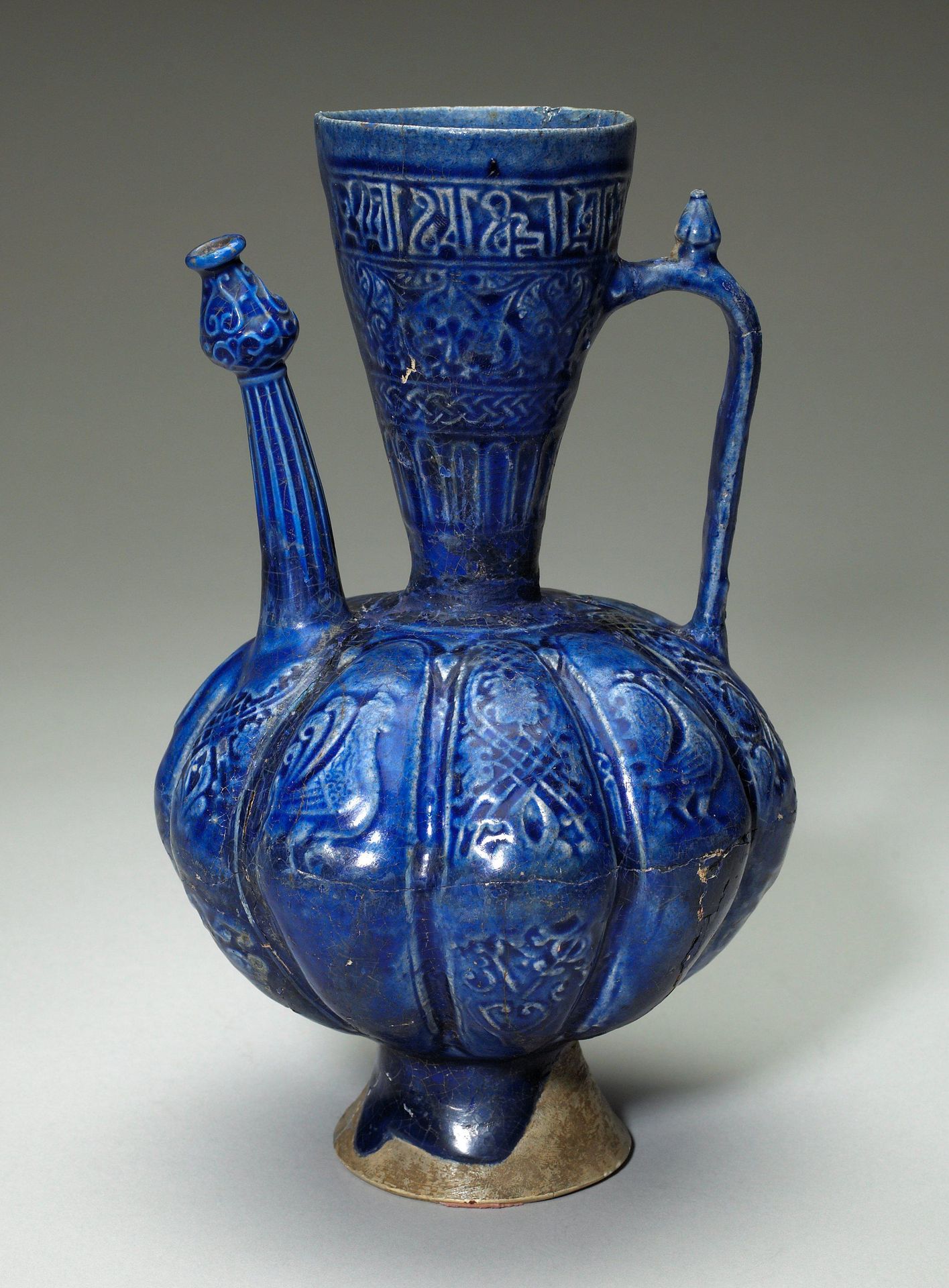 Ewer with bird by Anonymous