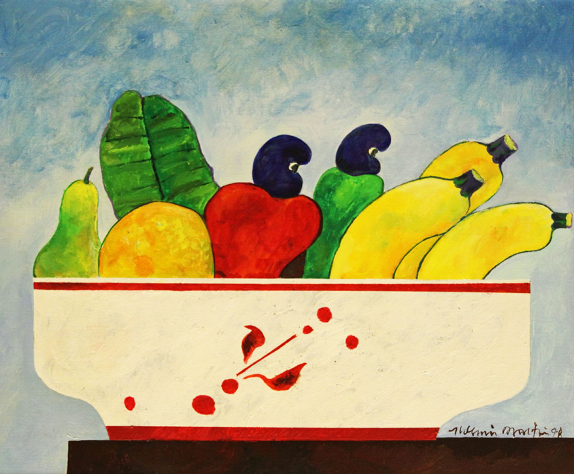 Cesta Com Frutas by Aldemir Martins