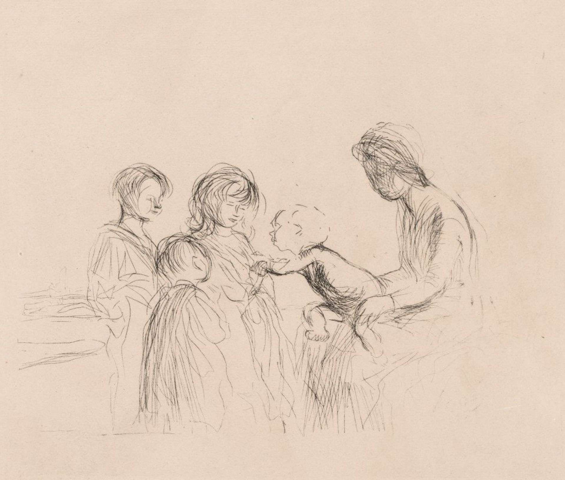 Madonna and Children by Jean-Louis Forain