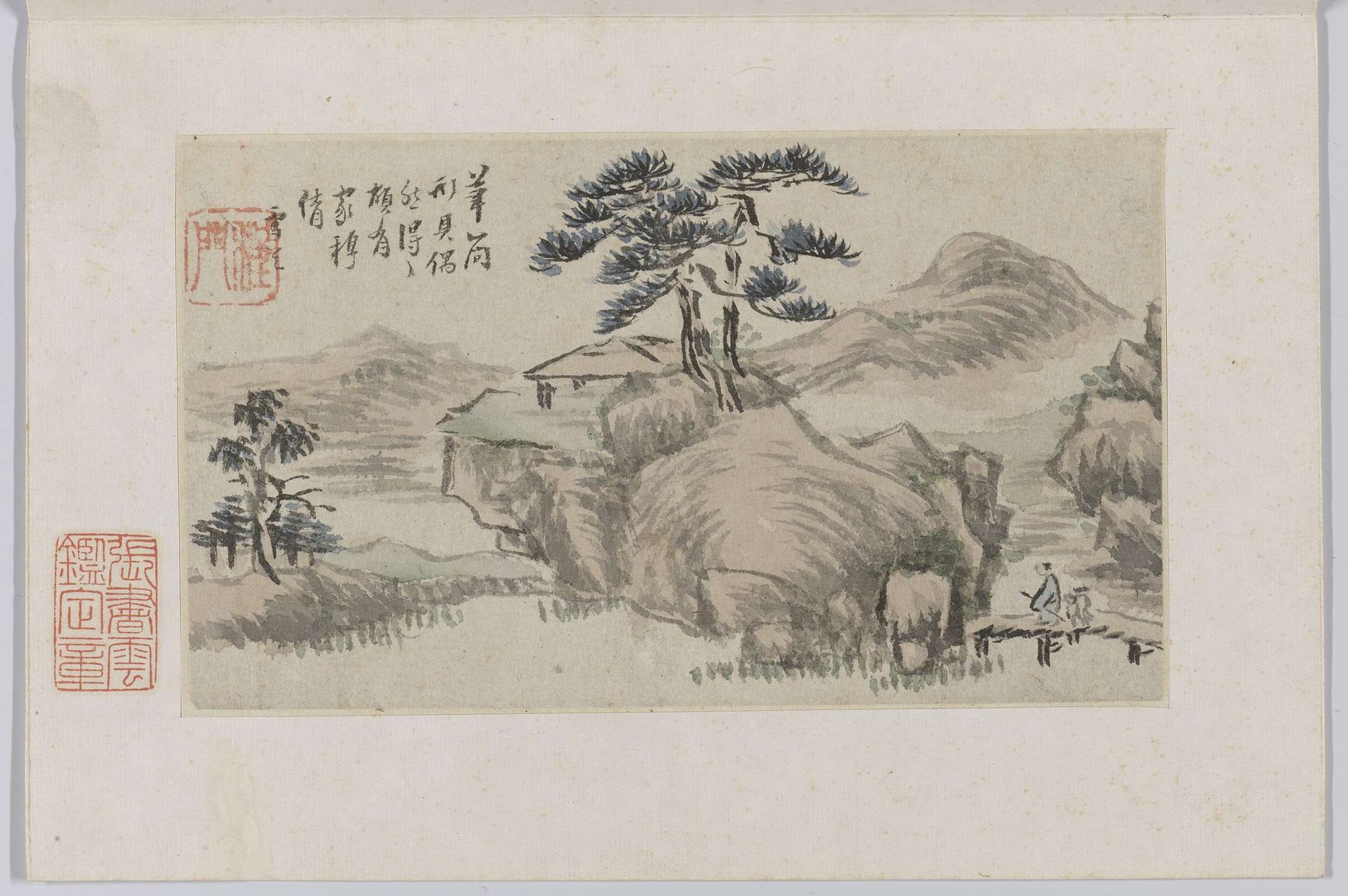 Landschap by Cheng Men