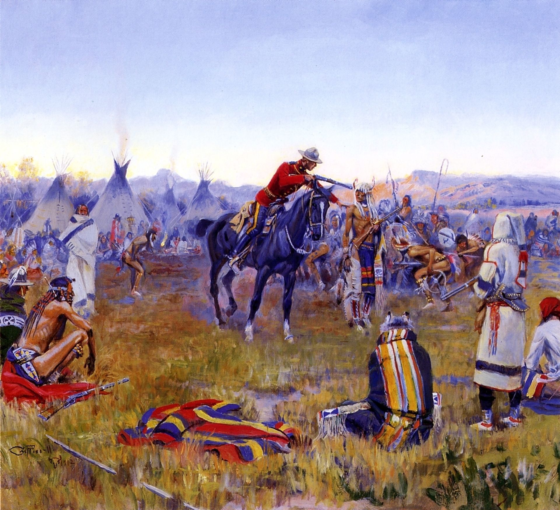 Single Handed by Charles M. Russell